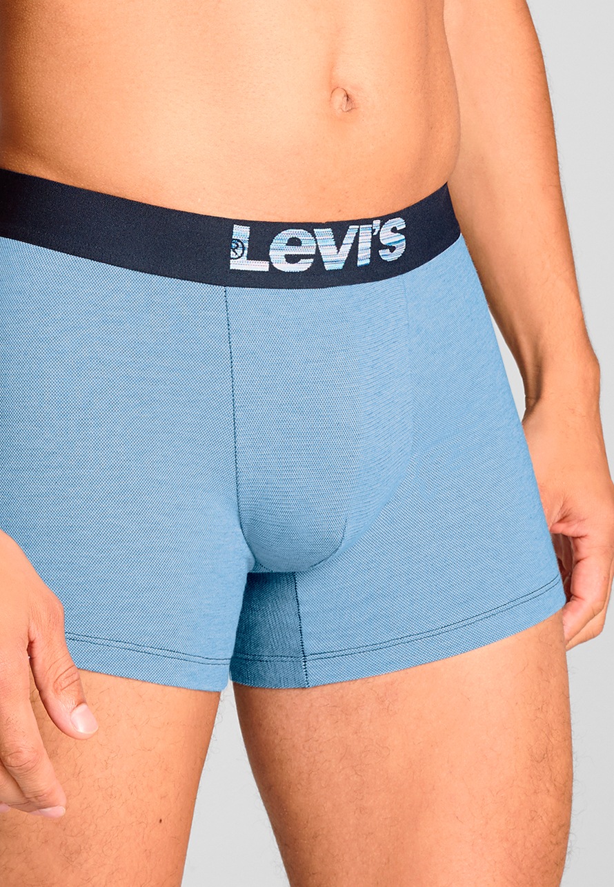 Levi's® Boxershorts »LEVIS MEN OPT ILL BOXER BRIEF ORG CO 2P«, (2er Pack), mit breitem Logobund