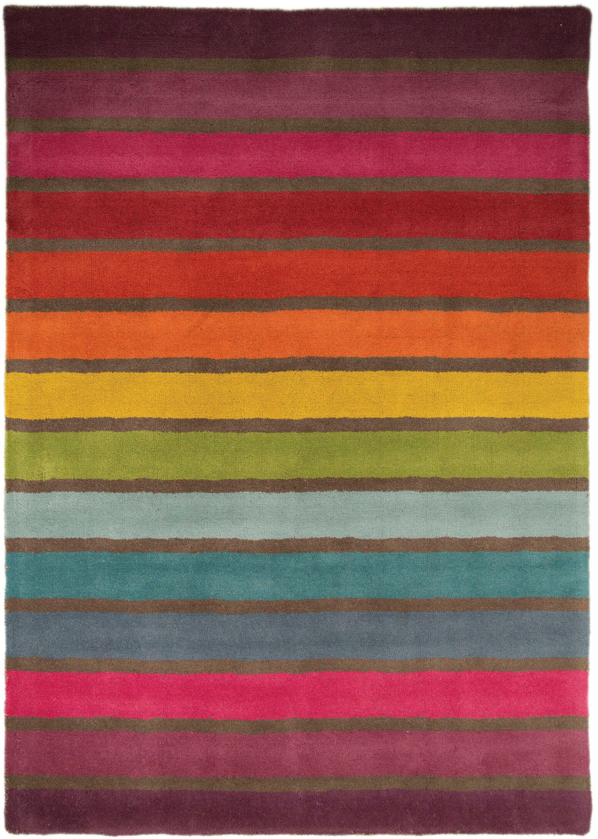 FLAIR RUGS Wollteppich »Candy«, rechteckig, 10 mm Höhe, aus 100% Wolle, Des günstig online kaufen