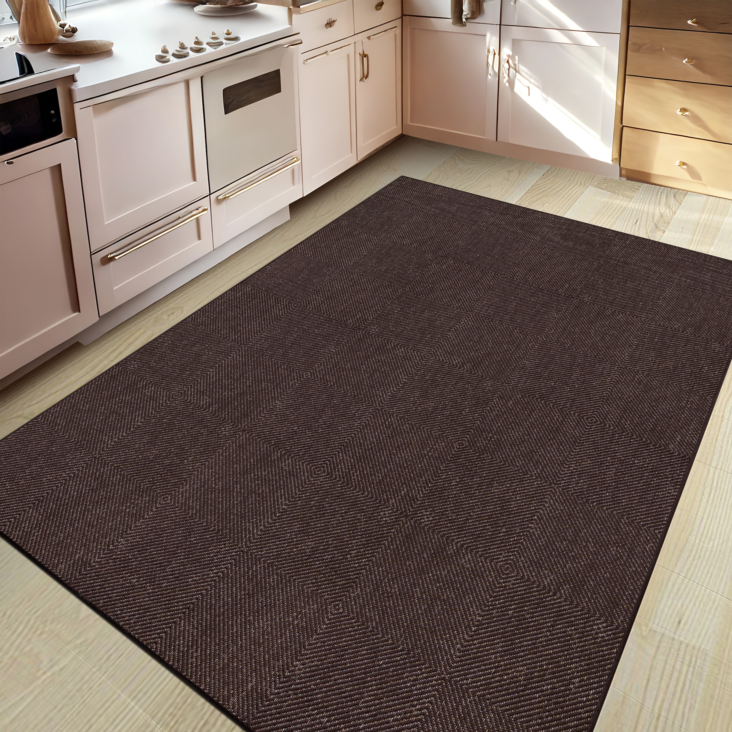 my home Teppich »Anna, auch als Läufer erhältlich«, rechteckig, 3 mm Höhe, In- und Outdoor geeignet, Sisal-Optik, Wetterfest & UV-beständig