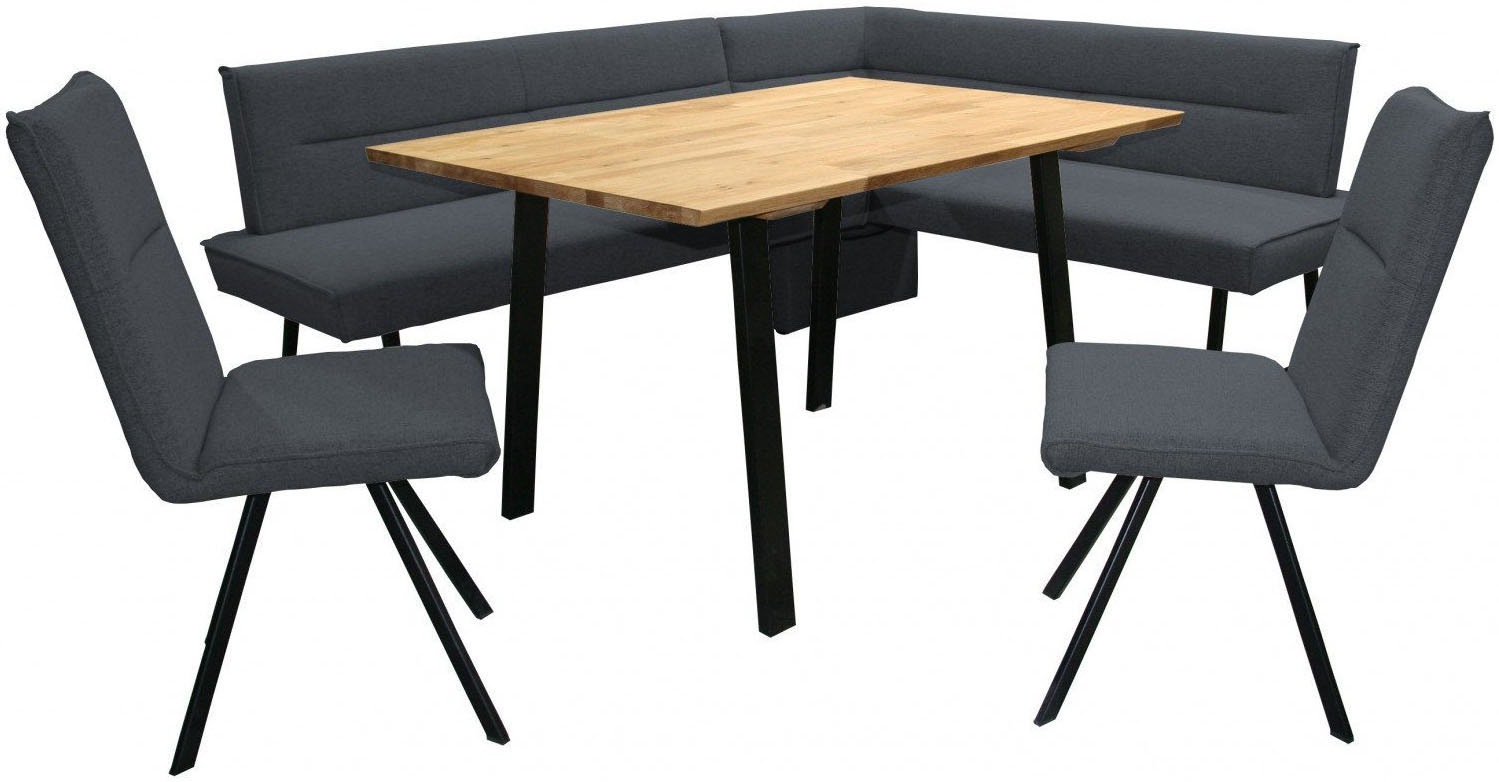 Home affaire Eckbankgruppe »Sava« Set, 4 Stk. tlg. Eckbank mit Wellenfederu günstig online kaufen