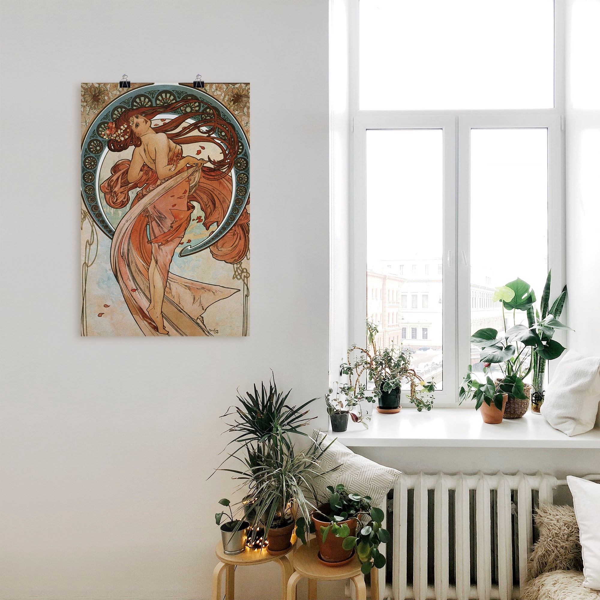 Artland Poster »Vier Künste: Der Tanz. 1898.« Frau 1 Stk. tlg. ohne Rahmen