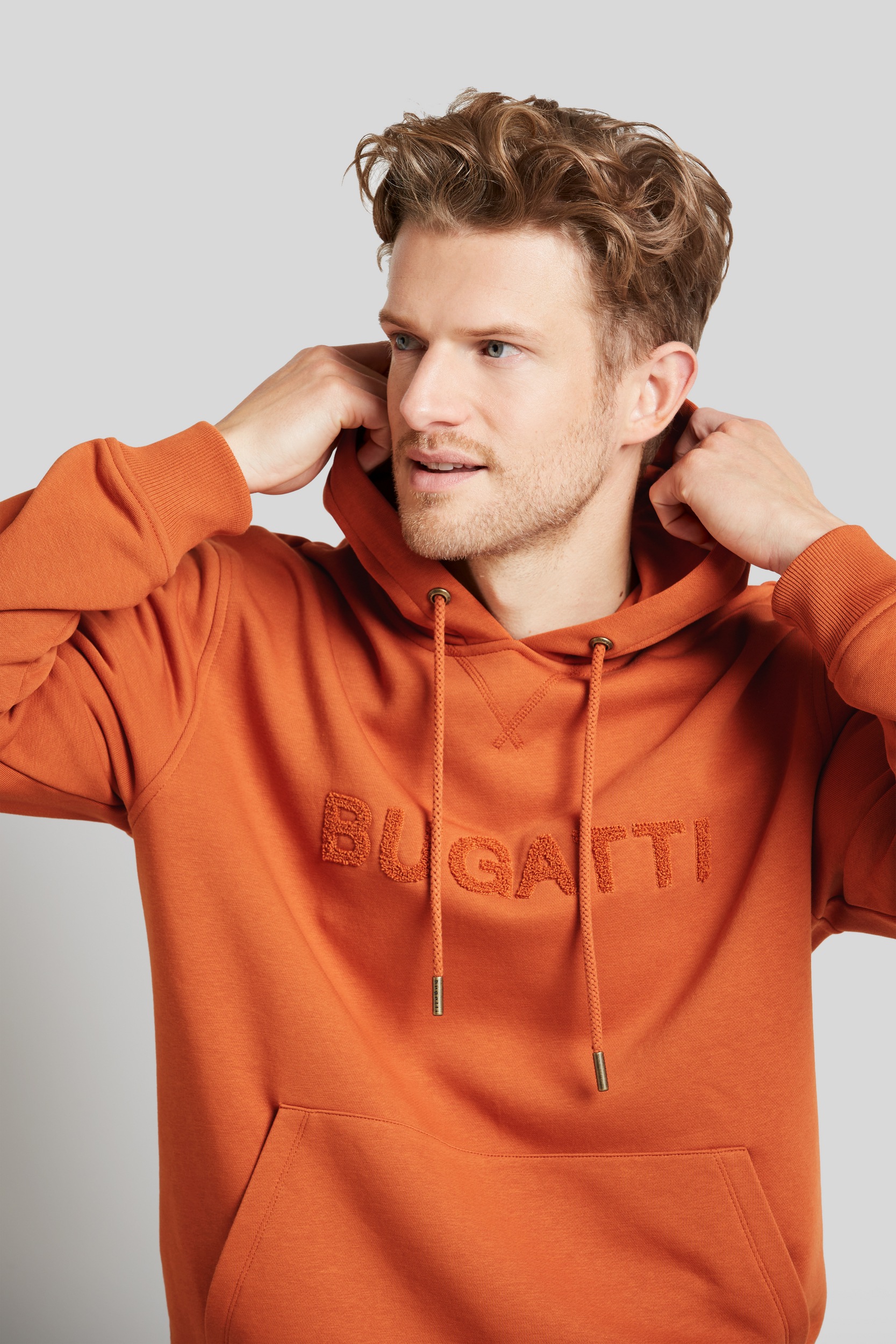 bugatti Sweatshirt, mit Logo-Print