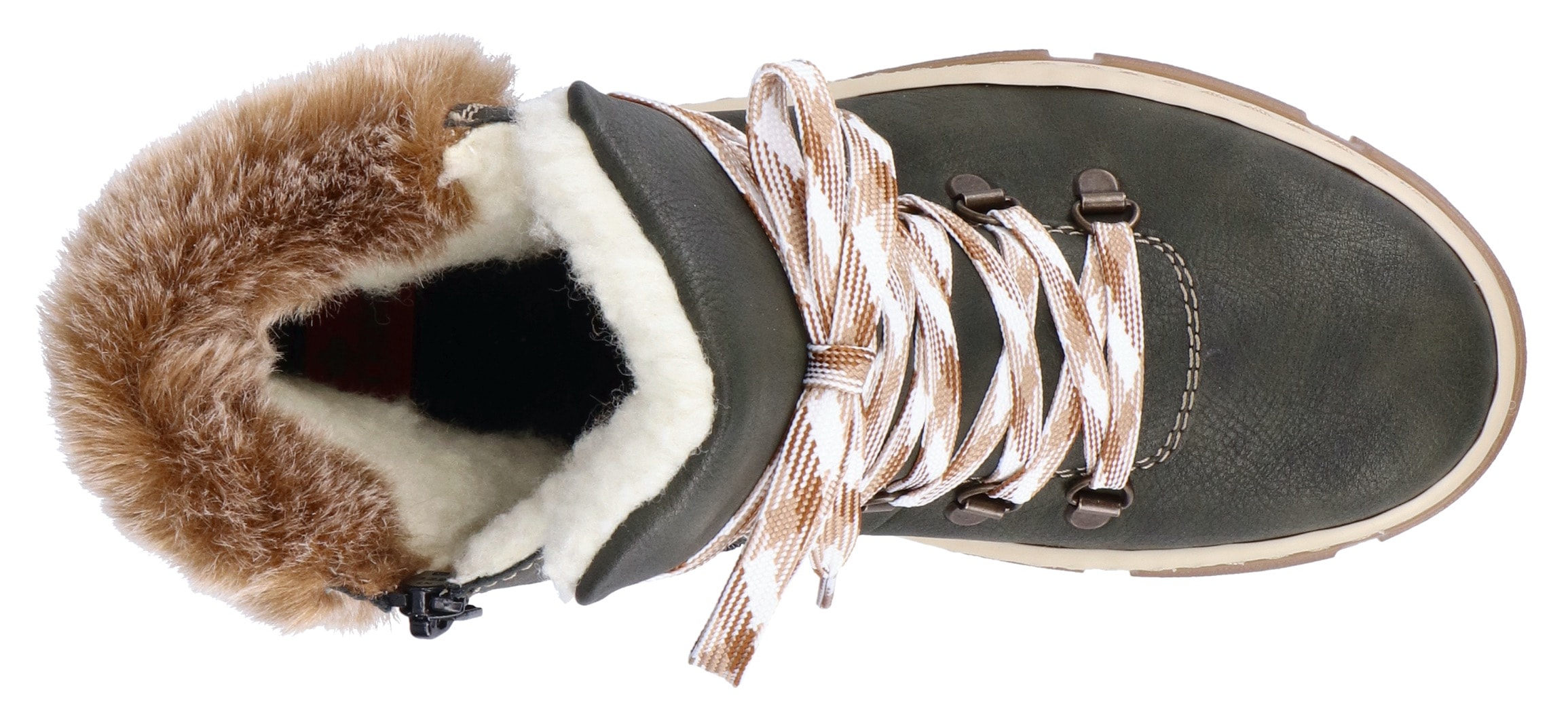 Rieker Winterboots, mit gestepptem Schaftrand