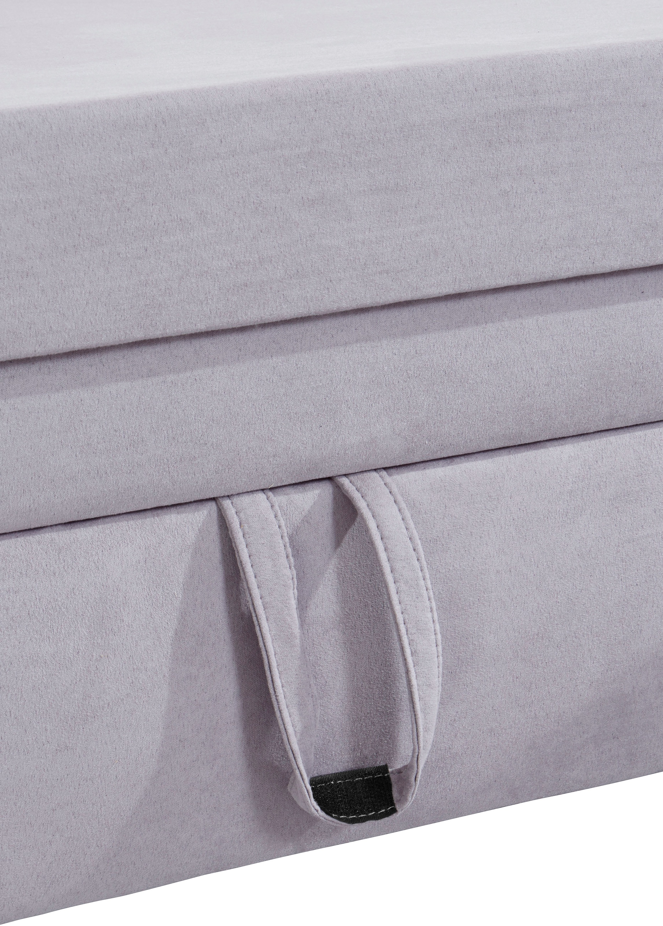 Places of Style Ecksofa »Lolland L-Form«, Wahlweise mit Bettfunktion und Stauraum, auch mit abwischbarem Bezug