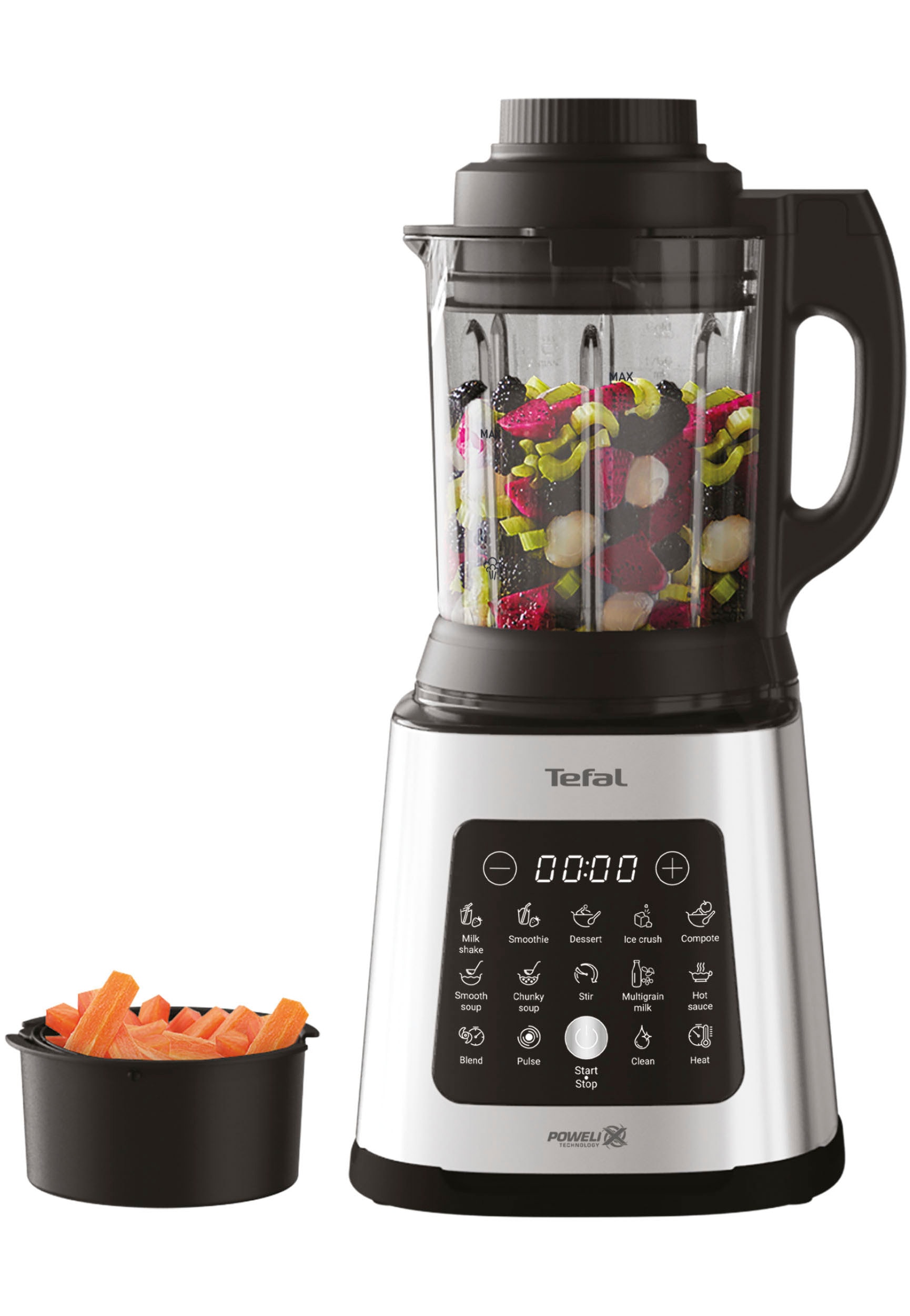 Tefal Standmixer »BL83SD PerfectMix Cook«, 1400 W, 2 L Fassungsvermögen, 10 günstig online kaufen