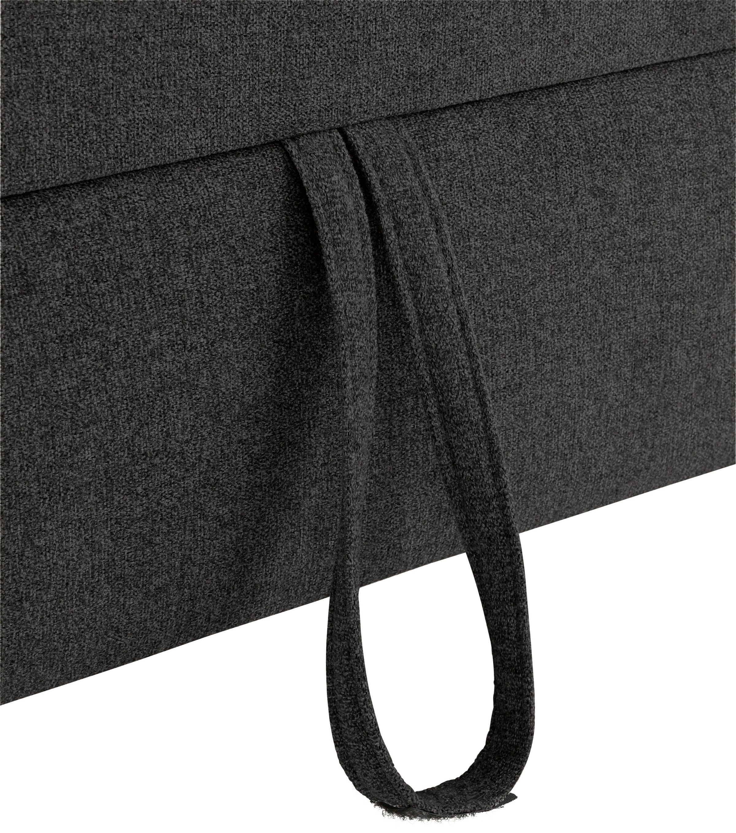 Home affaire Ecksofa »Conville L-Form«, Federkern, wahlweise mit Bettfunktion und Bettkasten bzw. Stauraum