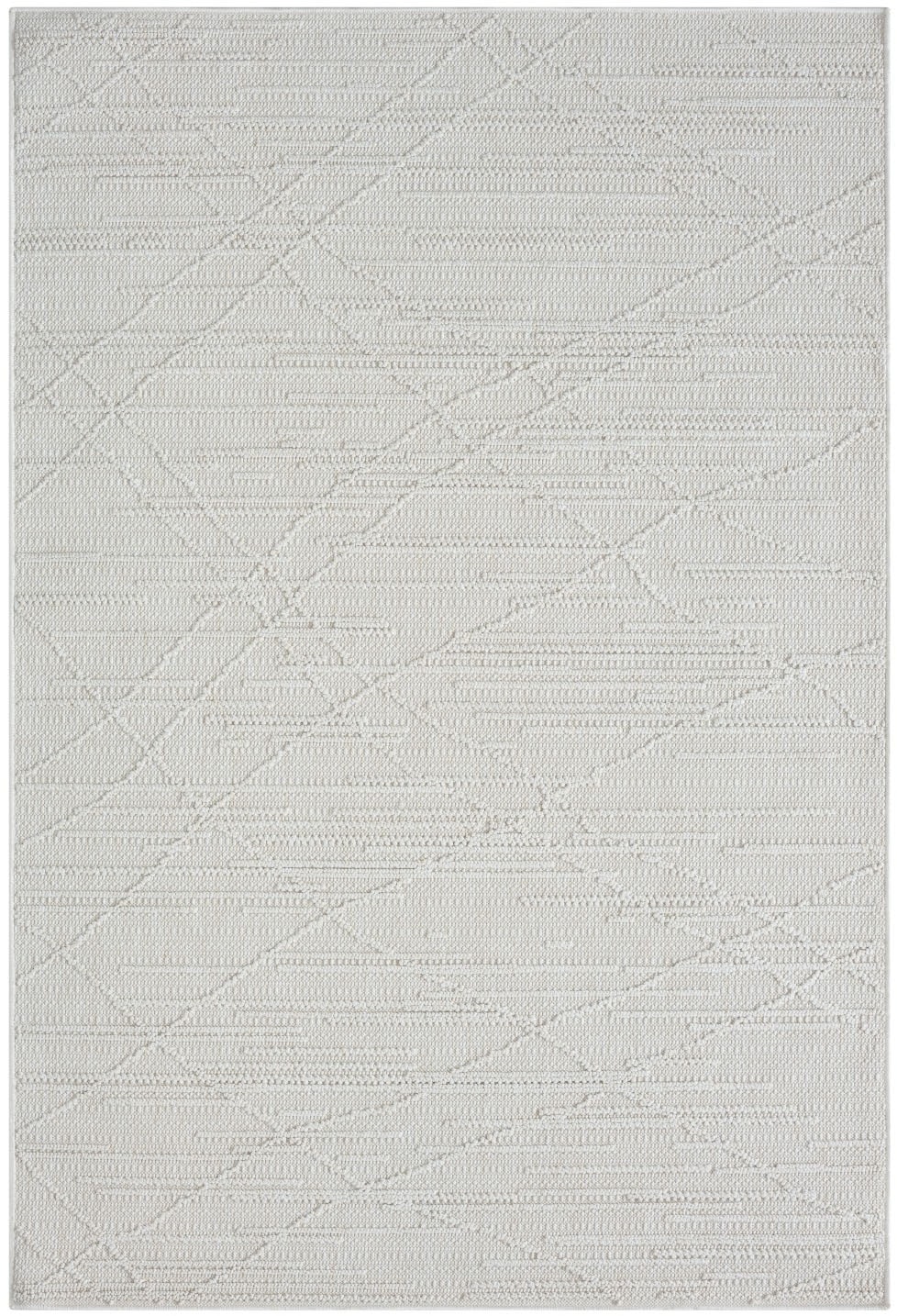 Myflair Möbel & Accessoires Teppich »Plush Lagerräumung«, rechteckig, 8 mm Höhe, Uni Farben, Hoch-Tief Effekt, Outdoor geeignet, Balkon, Terrasse