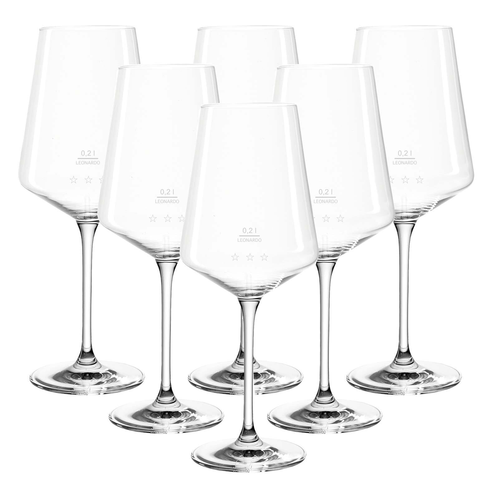 LEONARDO Weißweinglas »Weißweingläser geeicht Puccini Gastro-Edition 0,2 l günstig online kaufen