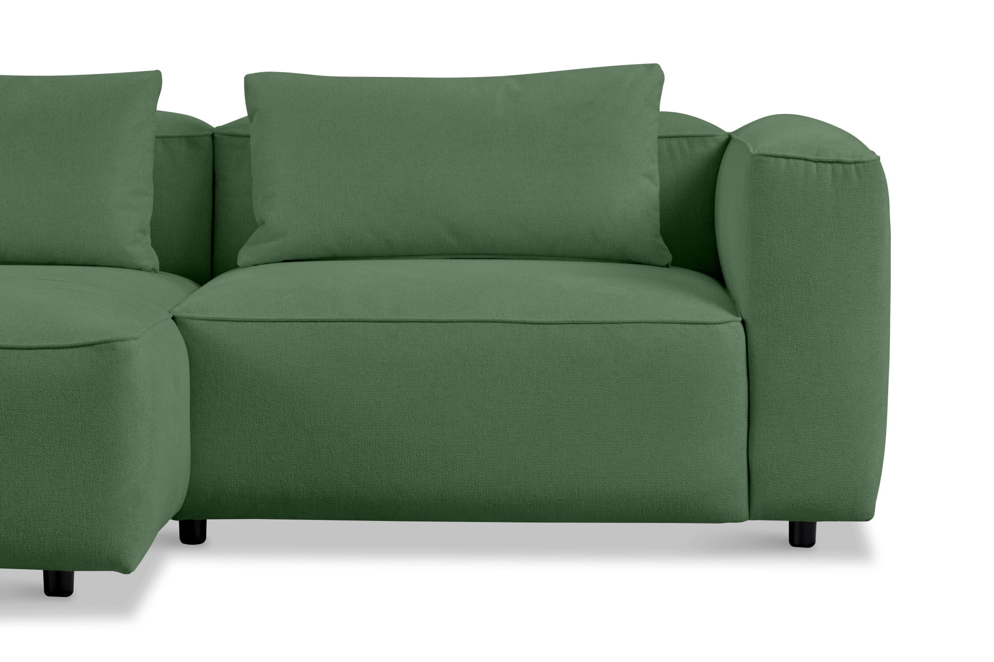 Home affaire Ecksofa »Tvinnet« Breite 228 cm, extra tiefe Sitzfläche, kubisches Sitzvergnügen