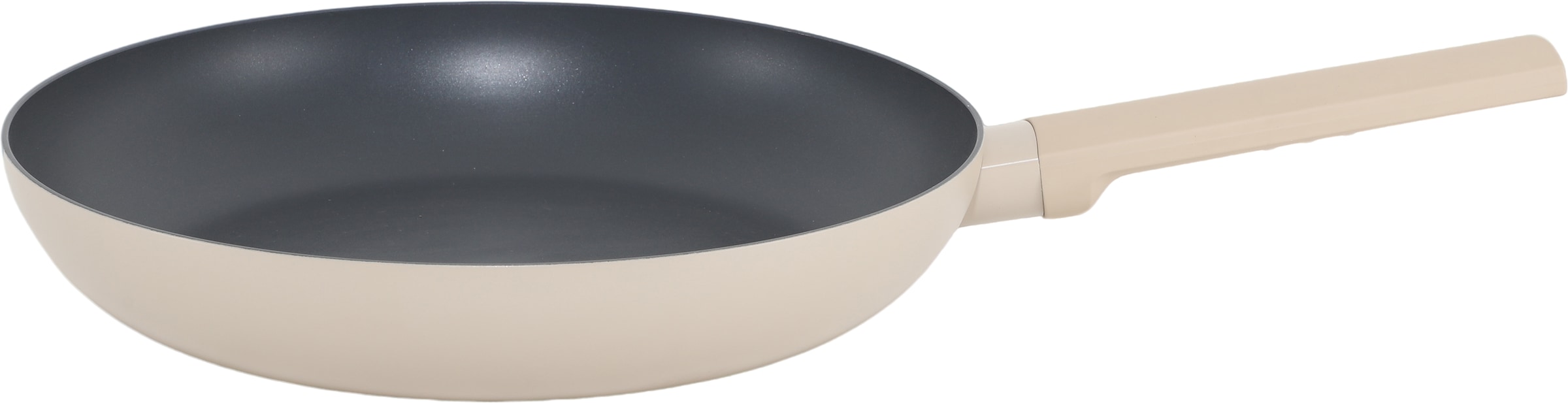 Hanseatic Topf-Set »ALU SCANDI, mit Antihaftbeschichtung« Set, Stielkasserolle 16 cm, Kochtopf 16/20/24 cm, Bratpfanne 24/28 cm, 9 tlg. Aluminium