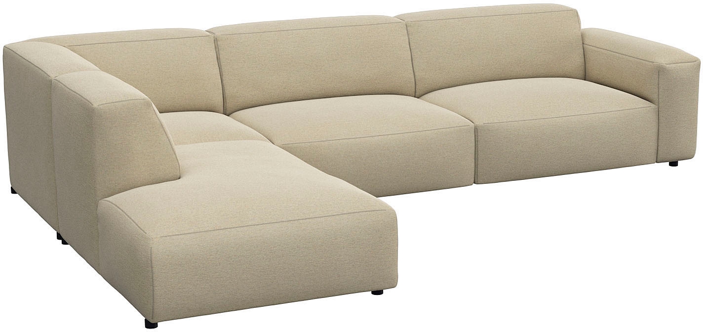 FLEXLUX Ecksofa »Lucera, super bequem durch hochwertigen Sitzaufbau mit Kal günstig online kaufen