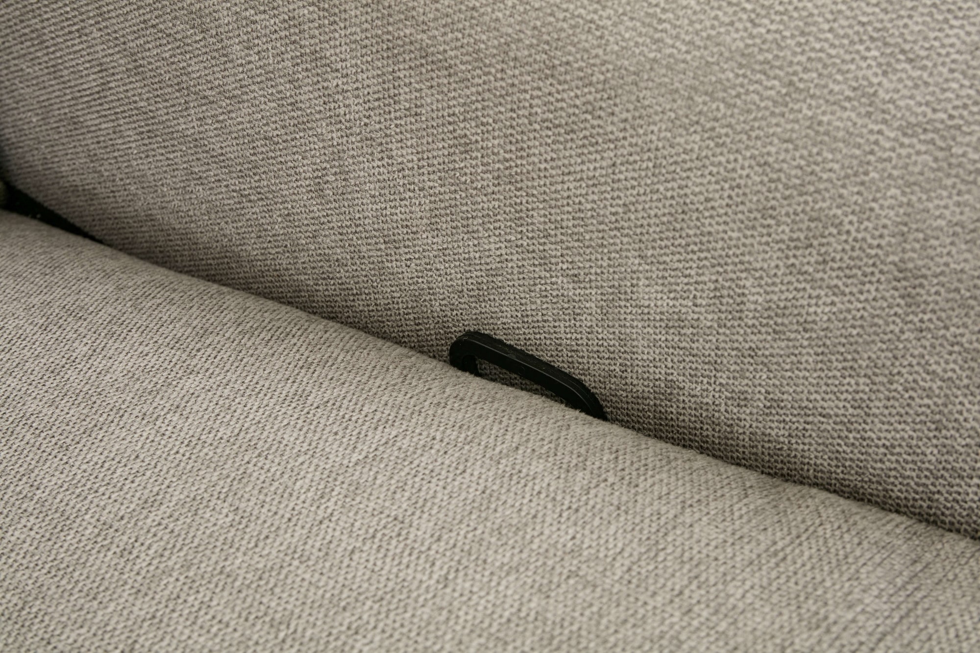 Home affaire Ecksofa »SKAANE Struktur, L-Form, 274 cm, manuelle u. elektrische Funktion,«, rundes Design, Kopfteilverstellung, Federkernpolsterung