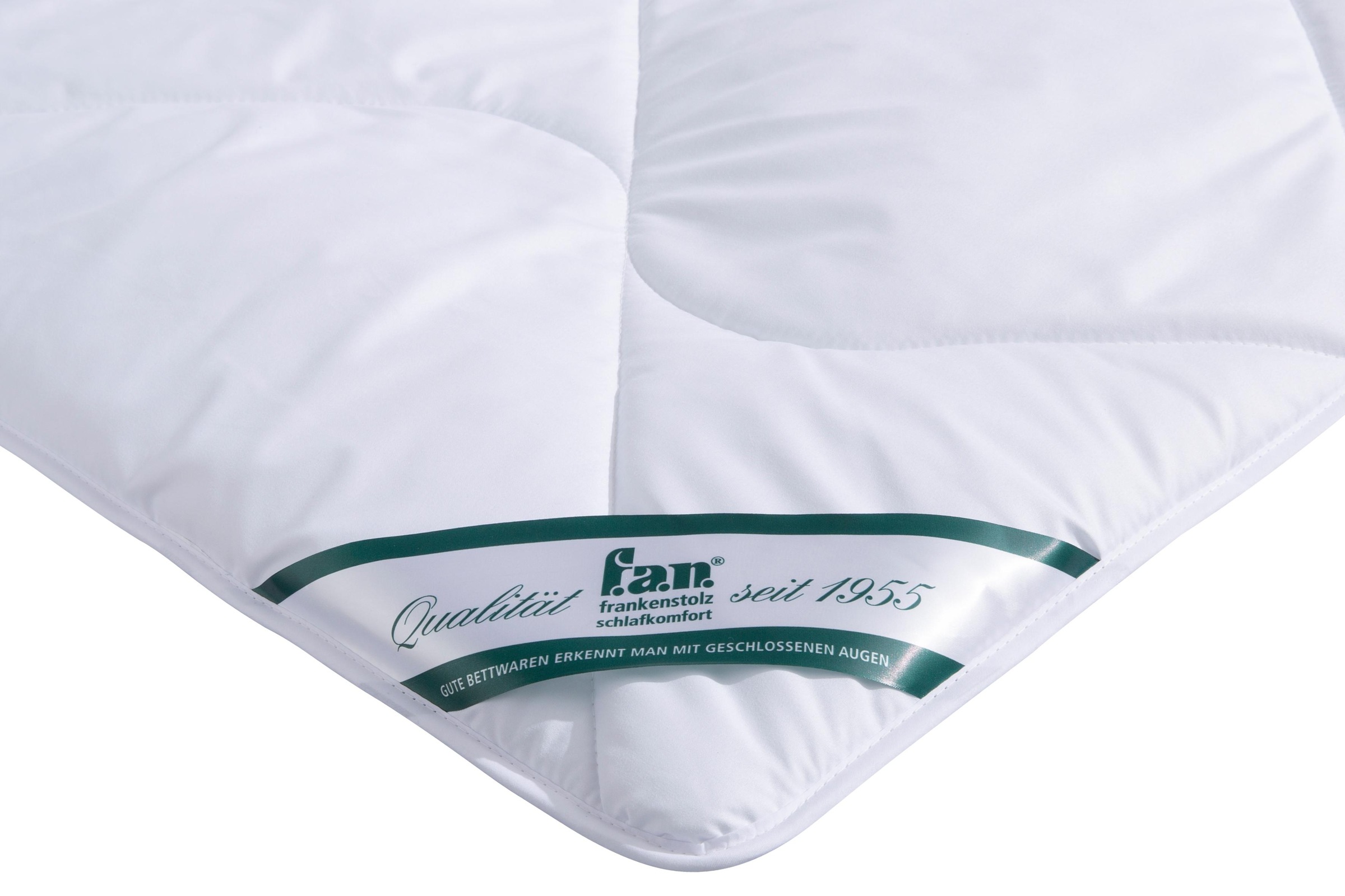 fan Microfaserbettdecke »Microfaser kochfest, Bettdecken für Sommer und Winter, Decke«, warm, Füllung 100% Polyester, Bezug 100% Polyester, (1 St.), Bettdecke 135x200 cm, 155x220 cm und weitere Größen, Made in Germany