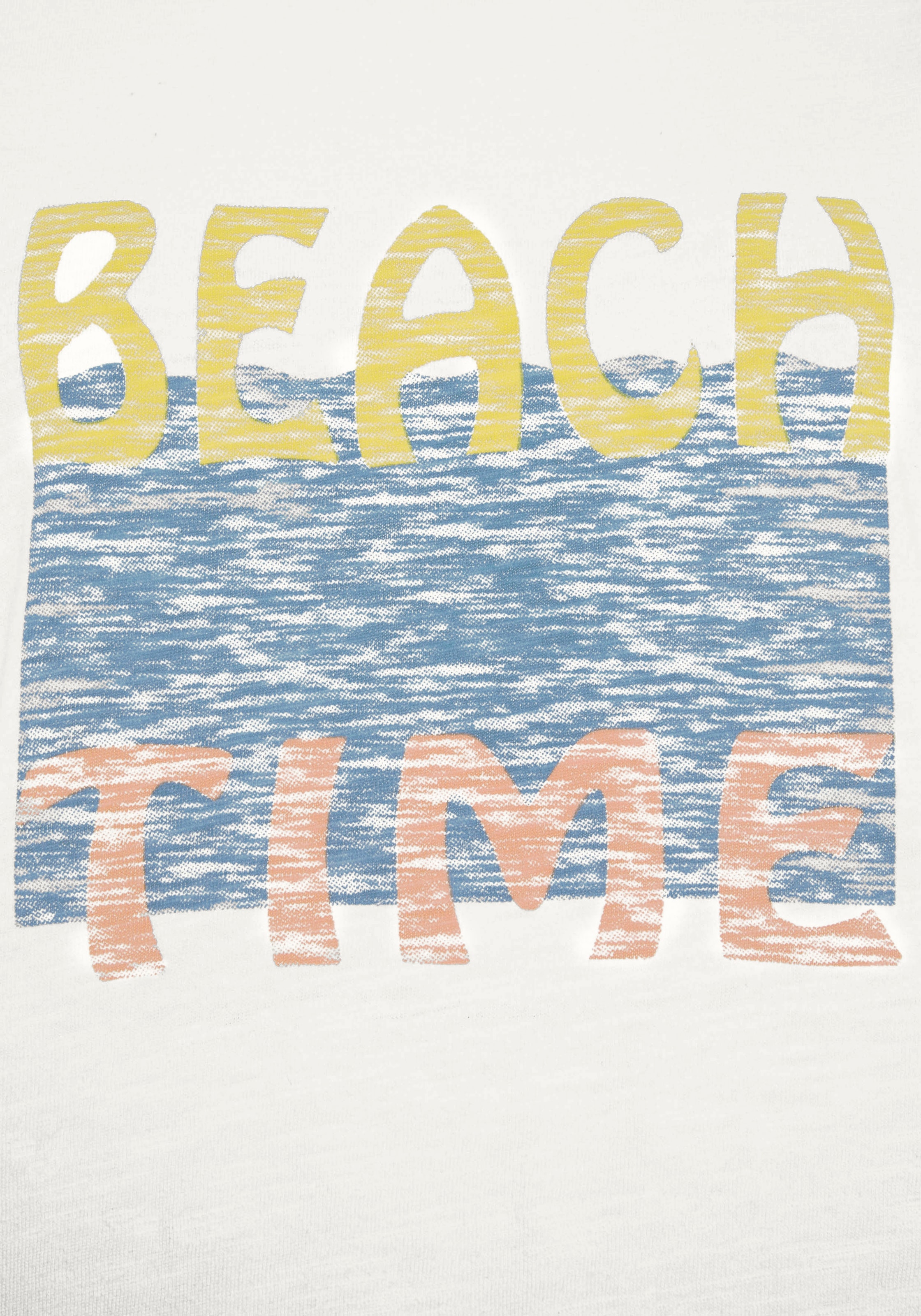 Beachtime T-Shirt, (Packung, 2 tlg.), mit zwei verschiedenen Drucken
