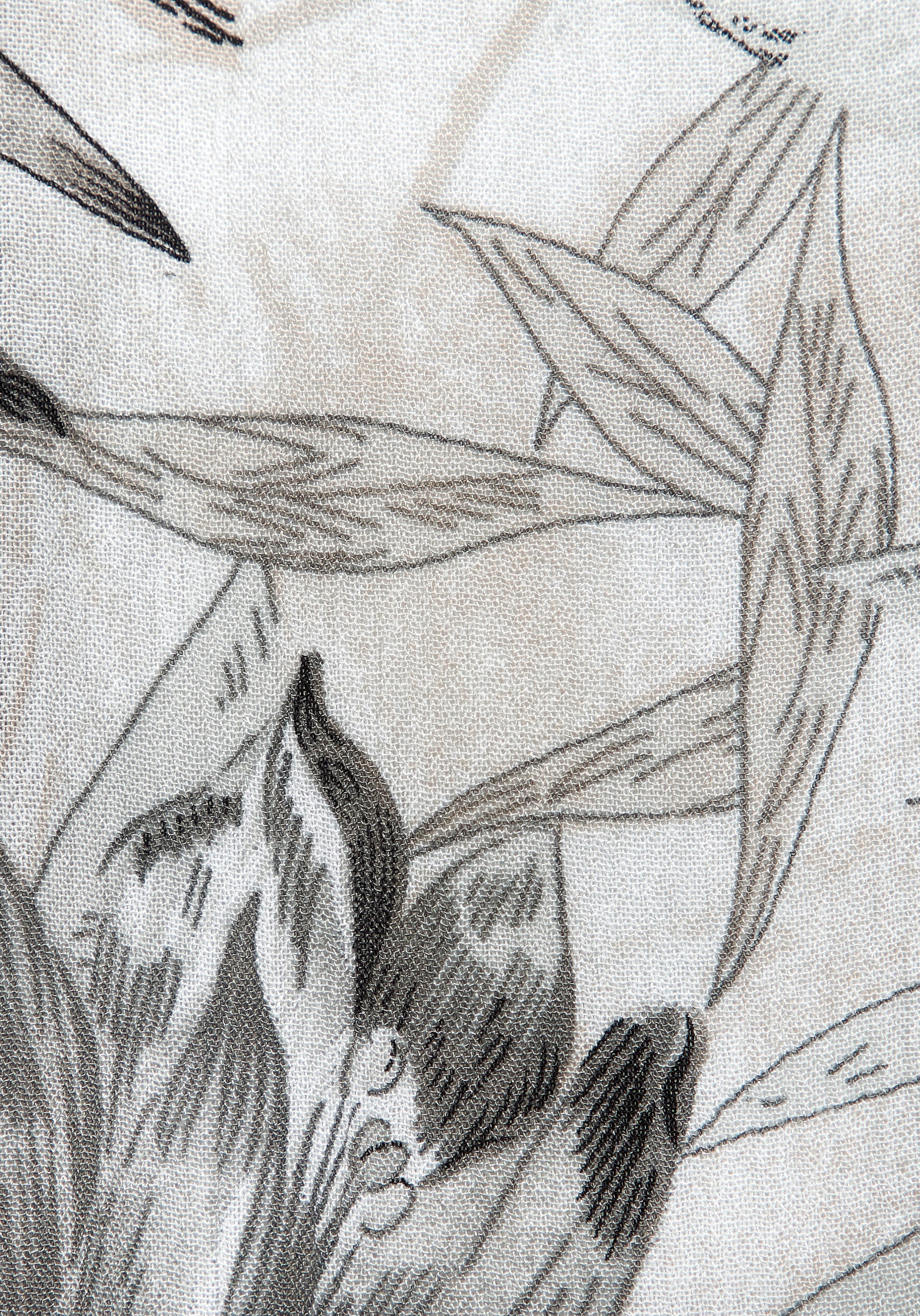 Vivance Off-Shoulder-Kleid mit Allover-Print und Carmenausschnitt