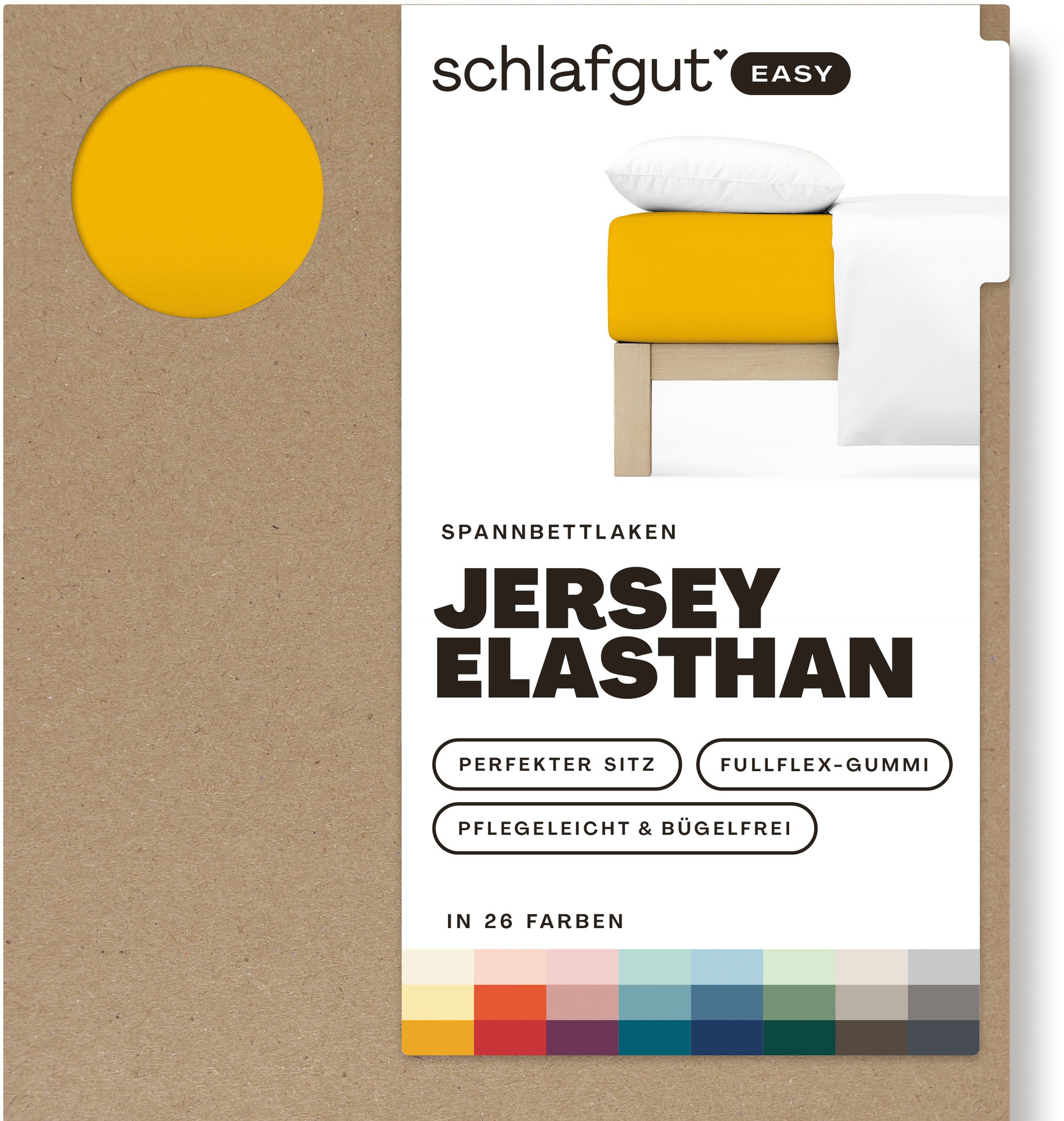 Schlafgut Spannbettlaken »EASY Jersey Elasthan«, MADE IN GREEN by OEKO-TEX®