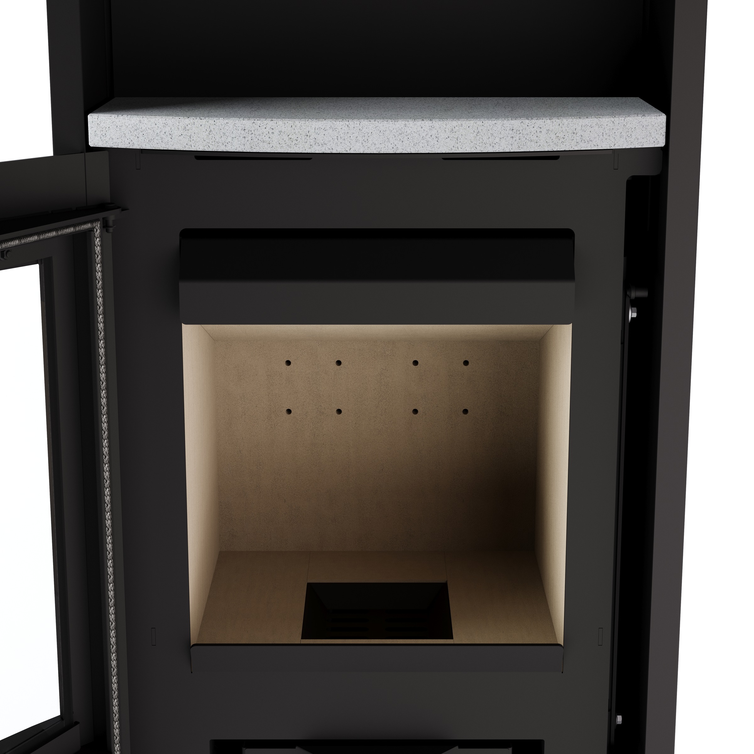 JUSTUS Kaminofen »Lara Stahl Schwarz Exklusiv« Aufstellort in deinem Zuhaus günstig online kaufen