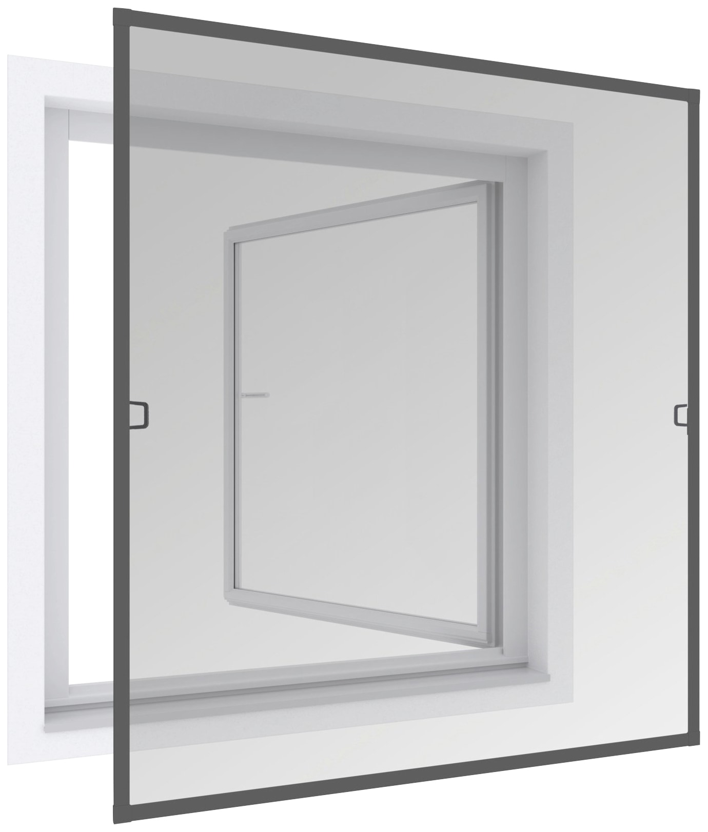 Windhager Insektenschutz-Fensterrahmen »Ultra Flat«, BxH: 100x120 cm