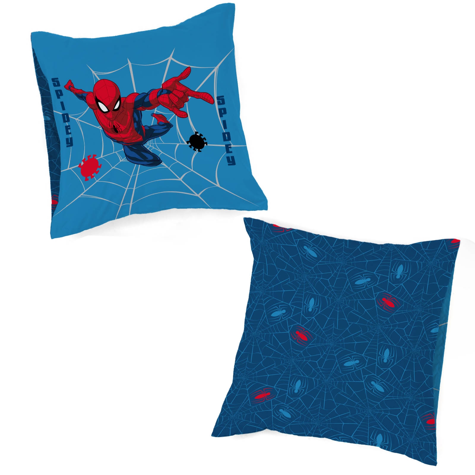 MARVEL Kinderbettwäsche »Marvel Spiderman Bettbezug-Set 135x200 cm + Kissenbezug 80x80 cm« 2 tlg. tlg. 100 % Baumwolle, maschinenwaschbar, wendbar
