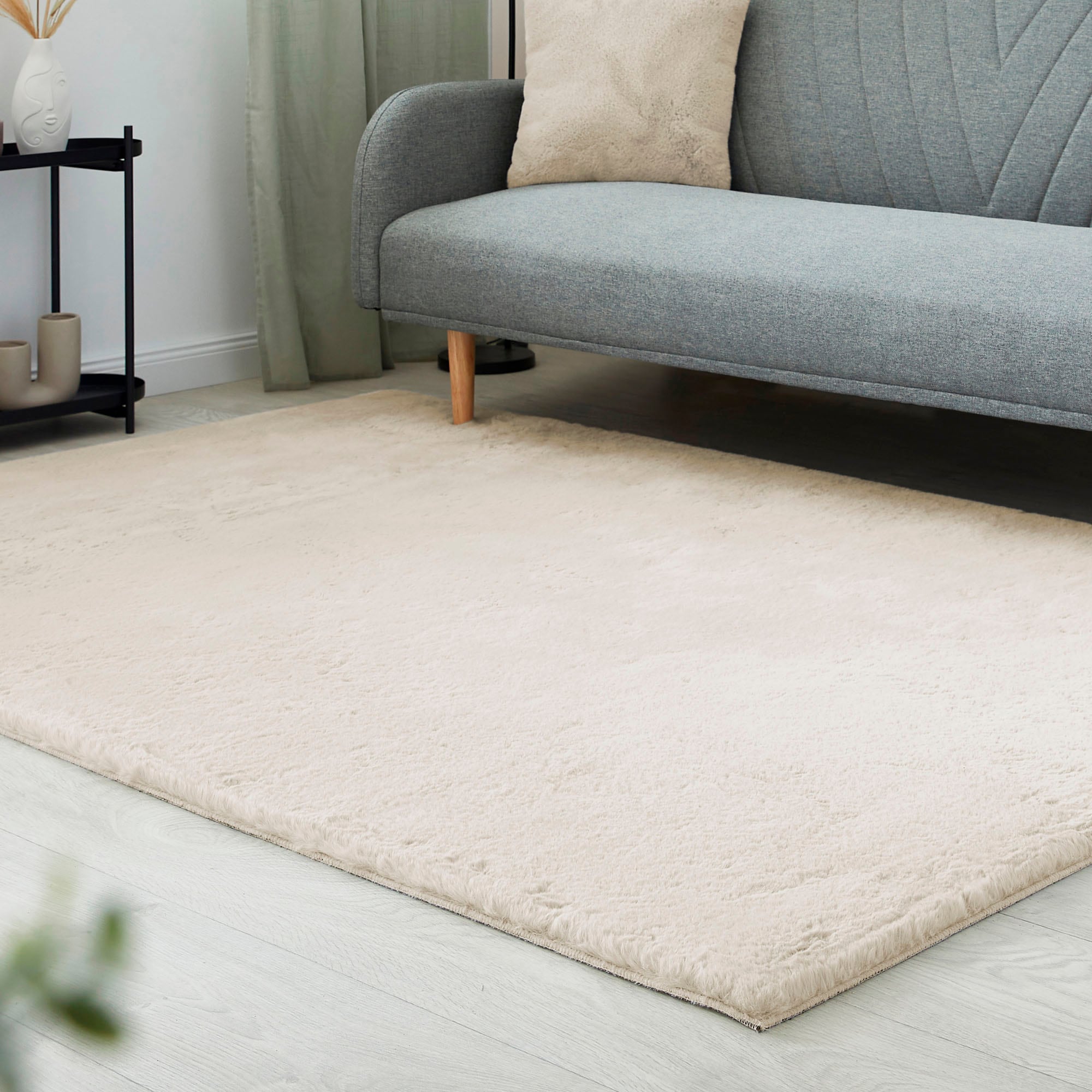 LUXOR living Fellteppich »Novara«, rechteckig, 30 mm Höhe, Kunstfell, Kaninchenfell-Haptik, besonders weicher Hochflor