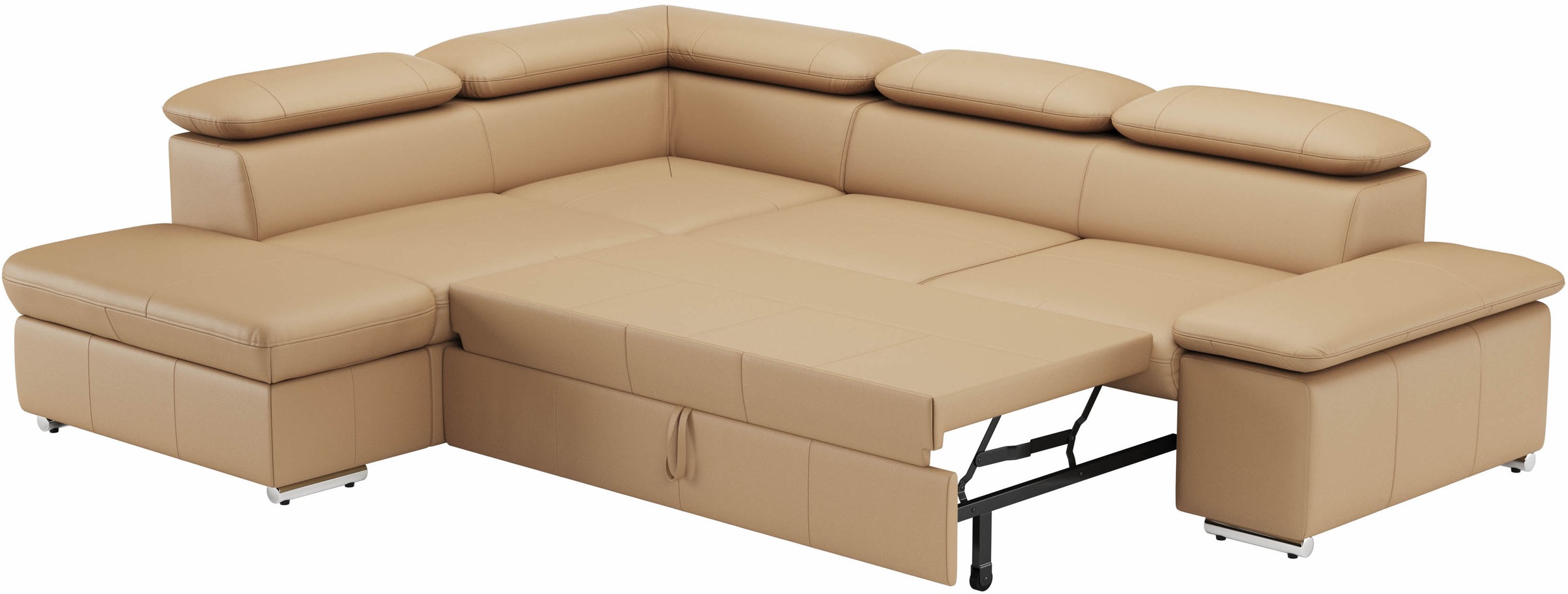 Ecksofa Valantine V, wahlweise mit Bettfunktion