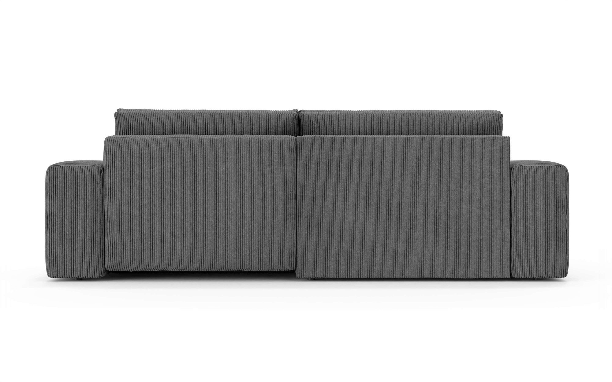 OTTO home Ecksofa »MATTS Schlafsofa mit Bettkasten, Maße B/T/H: 265/159/89 cm«, L-Form mit Recamiere rechts oder links, hoher Sitzkomfort