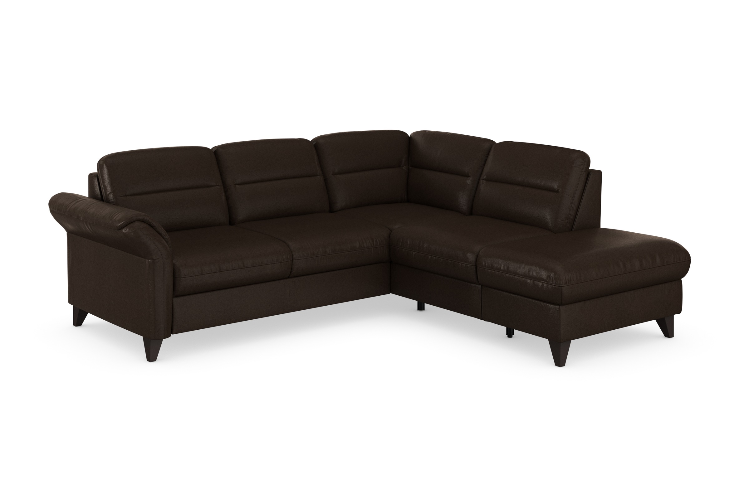 sit&more Ecksofa »Mellum L-Form«, Federkern, wahlweise mit Bettfunktion, Stauraum und Armteilfunktion