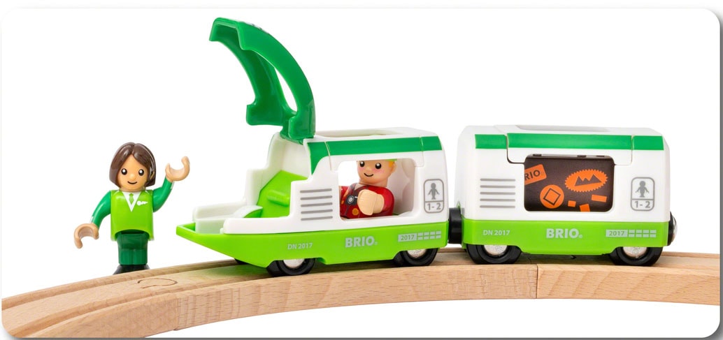 BRIO® Spielzeug-Eisenbahn »BRIO® WORLD, Starter Set Reisezug«, FSC® - schützt Wald - weltweit