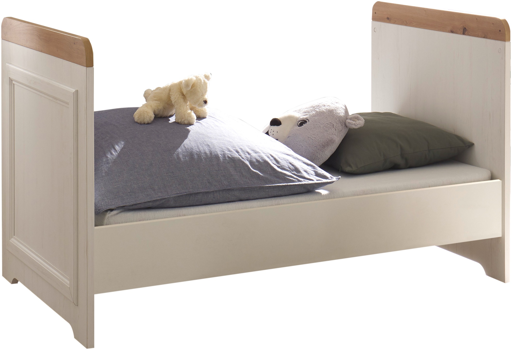 Begabino Babybett »Jasmin passend zum Babyzimmer«, 70x140 cm inklusive Latt günstig online kaufen