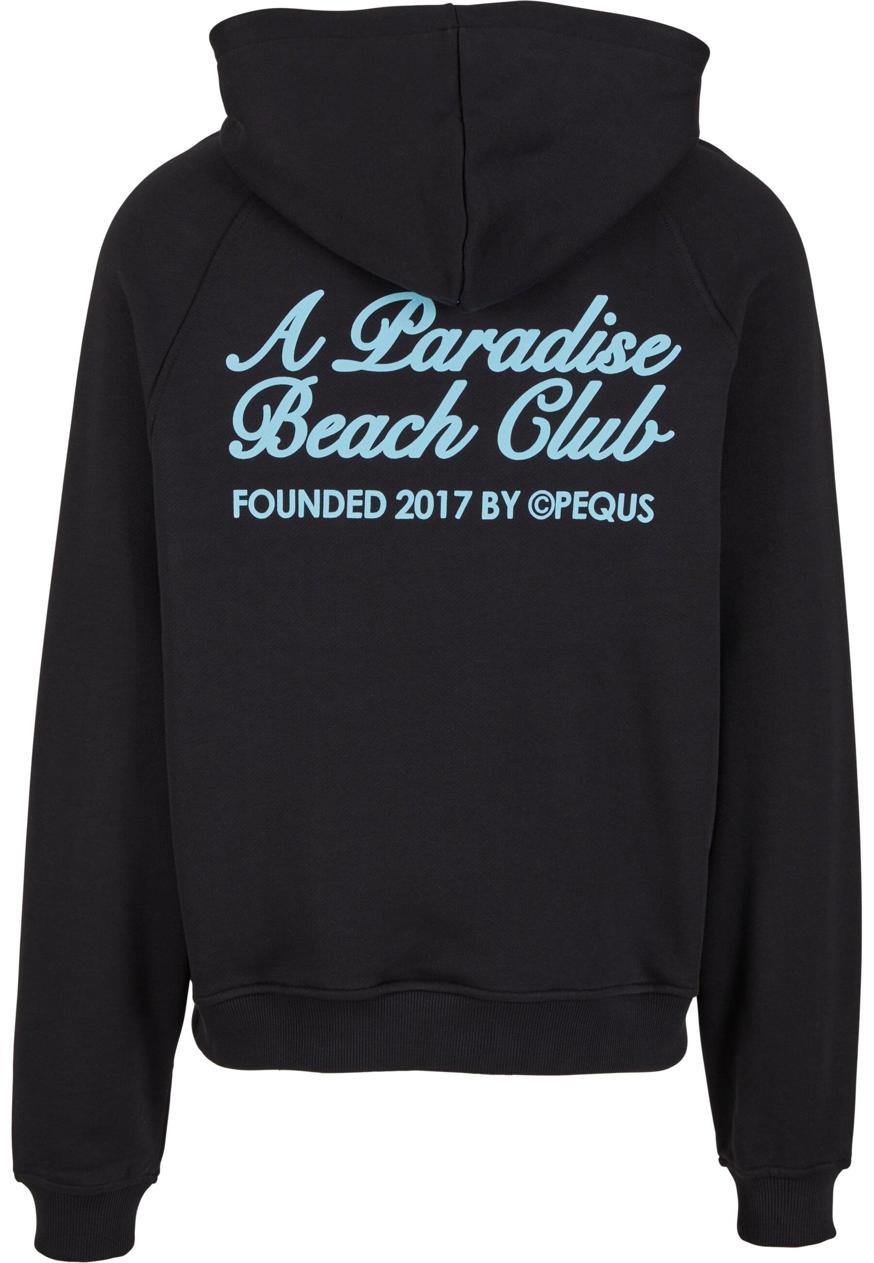 PEQUS Sweatjacke »PEQUS PEQUS A Paradise Beach Club Back Logo Zip-Hoodie«