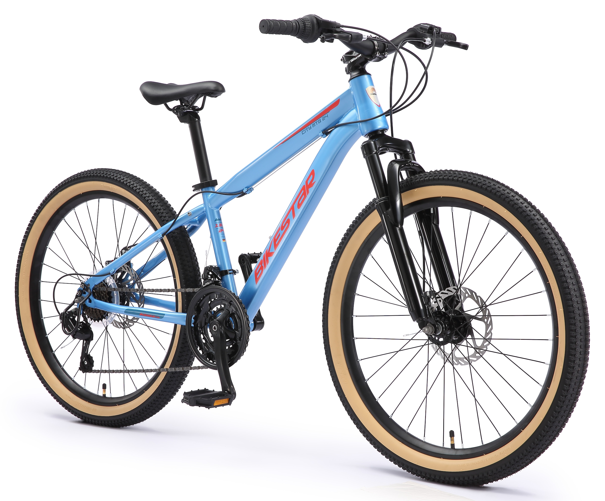 Bikestar Jugendfahrrad 21 Gang Shimano RD-TY21 Schaltwerk Kettenschaltung
