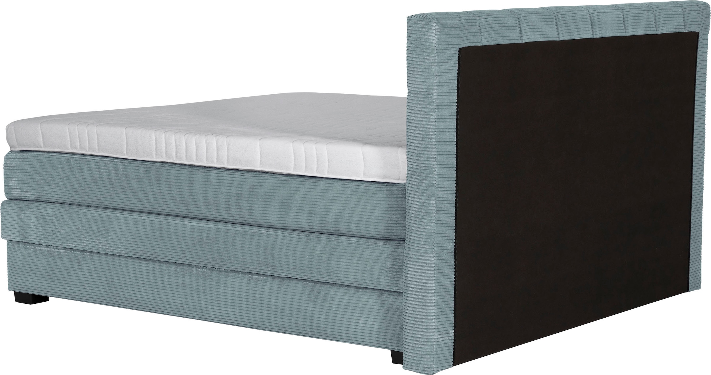 Die PlanBar Boxspringbett »OC-ON21088« inkl. Matratzen u. Bonellfederkern Unterbau, Stauraum, 160/180x200cm