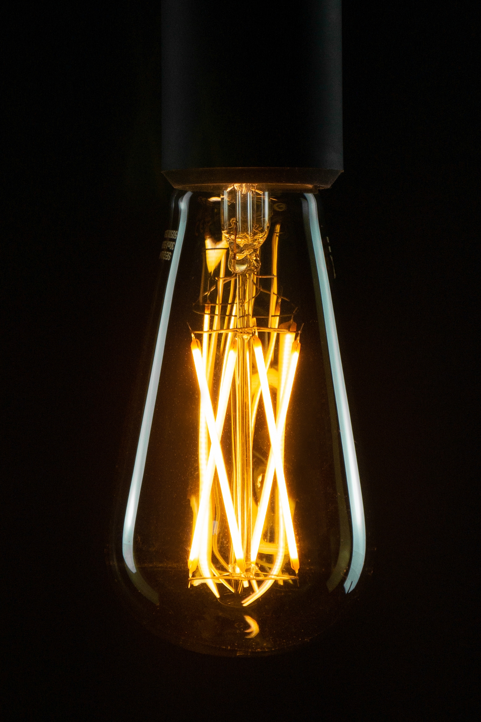 SEGULA LED-Leuchtmittel »LED Rustika Long Style smokey grau«, E27, Warmweiß, dimmbar, E27, Rustika Long Style, smokey grau