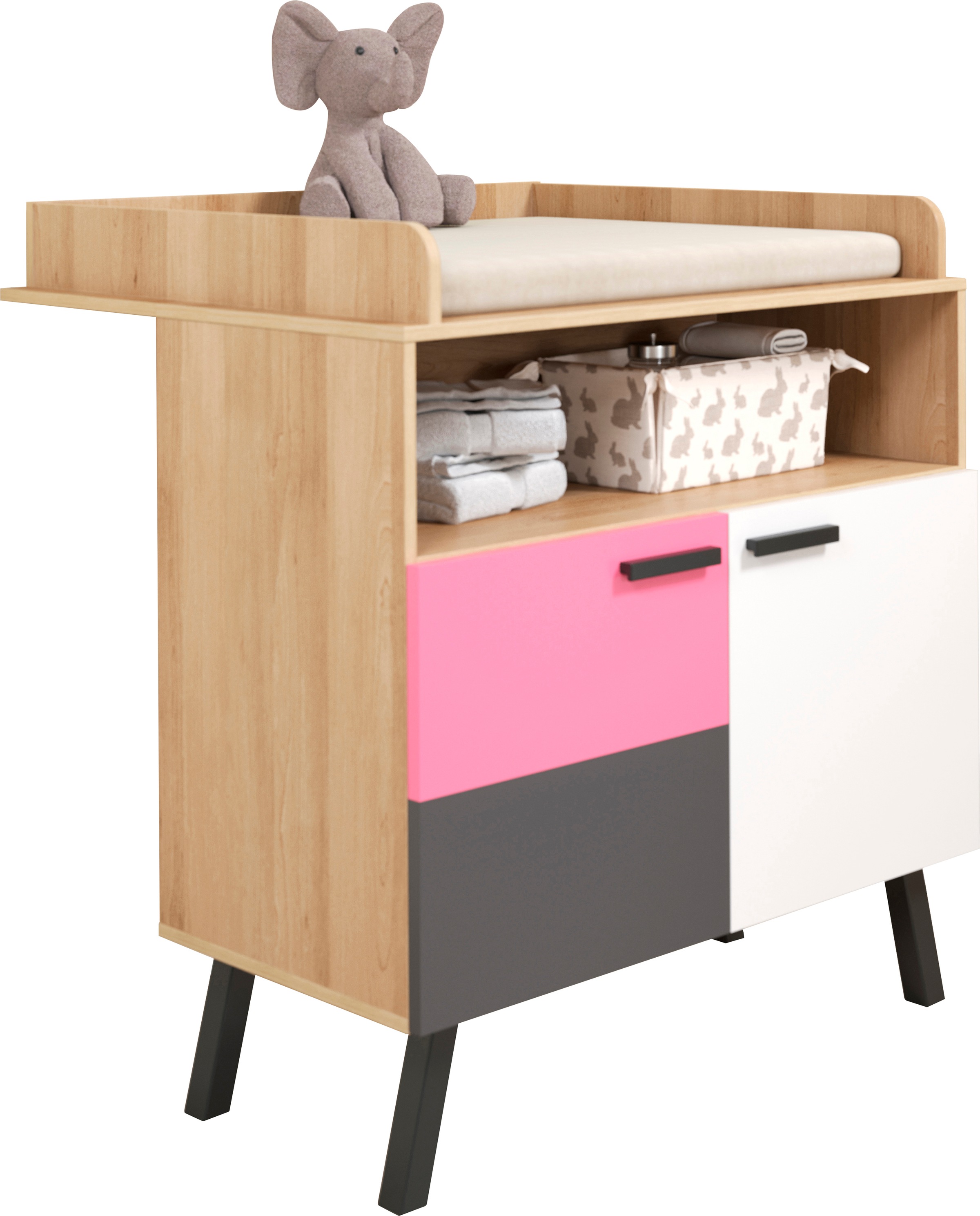 trendteam Wickelkommode »Mats«, bis 15 kg, 96 cm