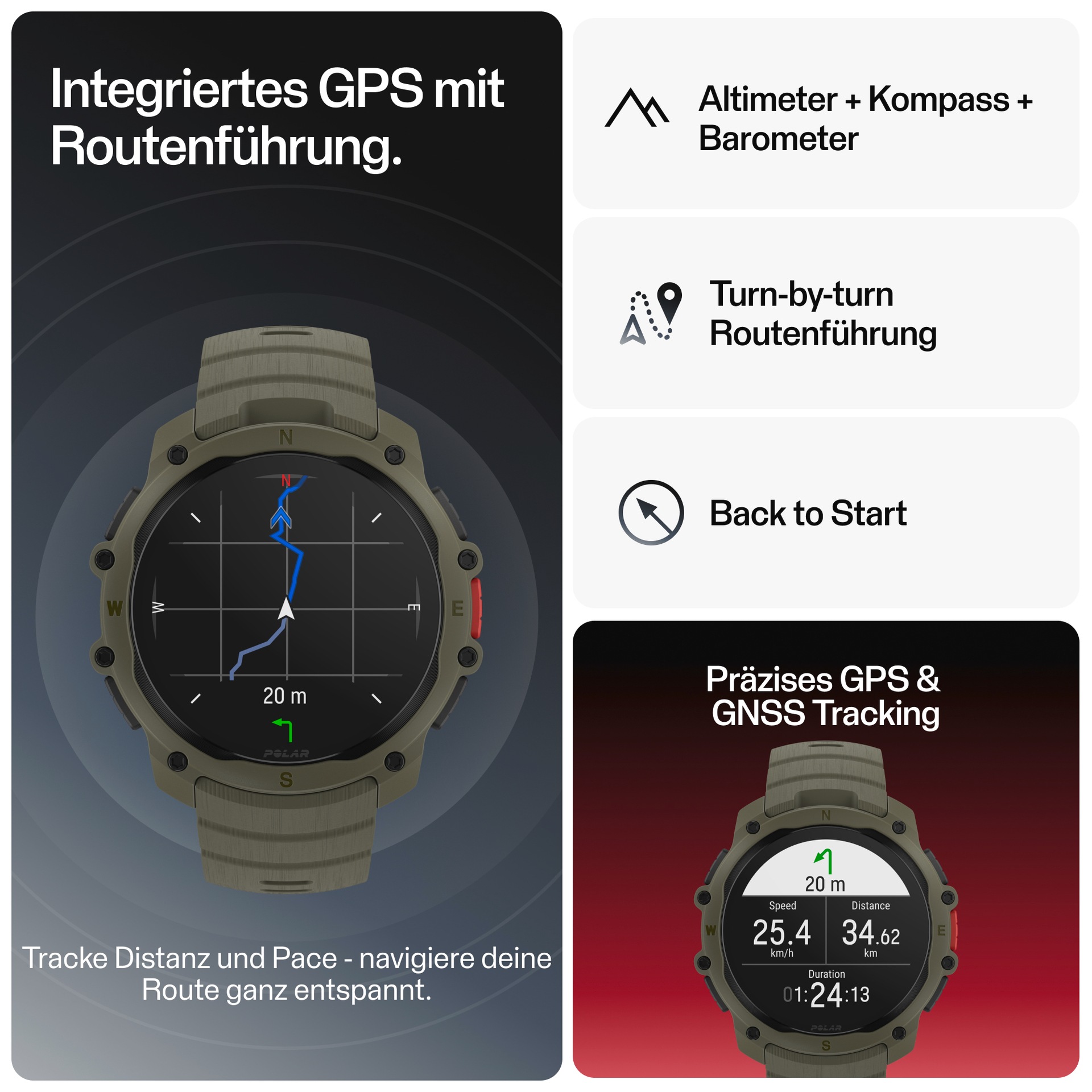 Polar Smartwatch »Street X«(/ 1,28 ″)