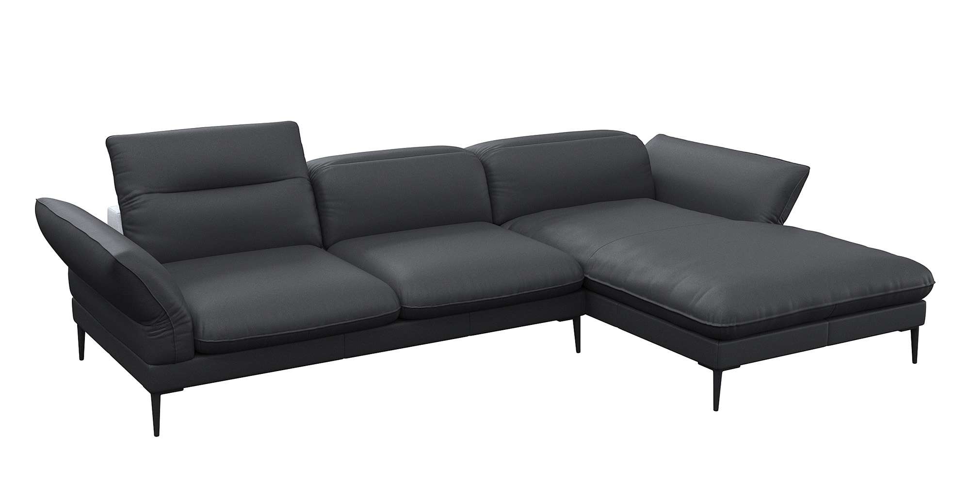 FLEXLUX Ecksofa »Salino, Funktionssofa mit Recamiere, Relaxsofa, Ecksofa«, günstig online kaufen