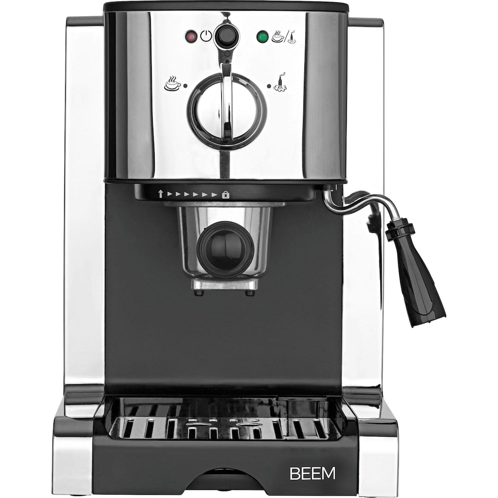 BEEM Siebträgermaschine »Espresso-Perfect«, Permanentfilter, inkl. Kaffeekapsel Einsatz