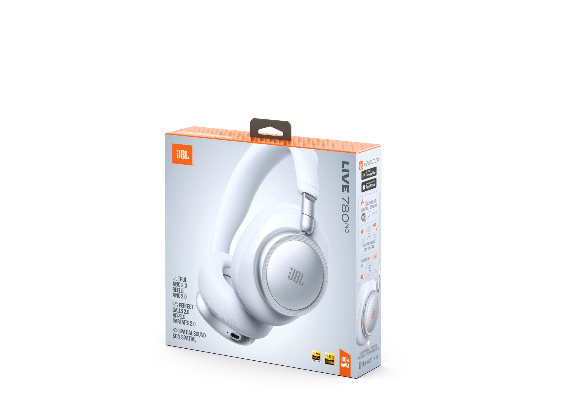 JBL Over-Ear-Kopfhörer »LIVE 780NC« A2DP Bluetooth Active Noise Cancelling (ANC) | Freisprechfunktion | Wireless-Audio-Streaming Kabelloser Over-Ear-Kopfhörer mit Noise-Cancelling