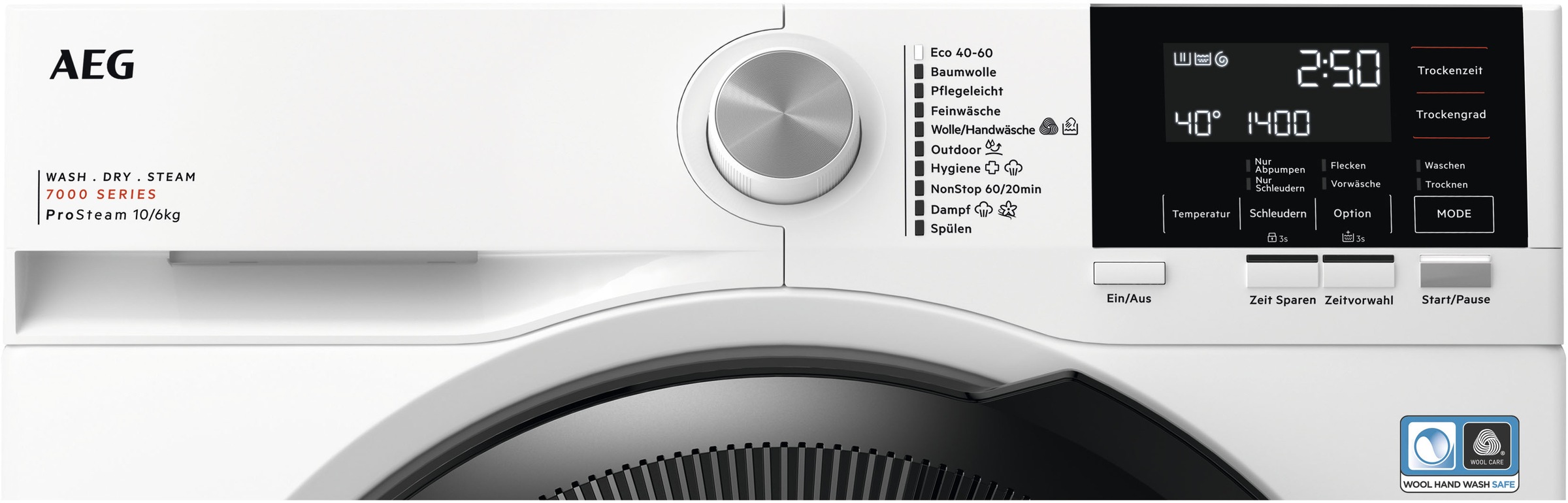 AEG Waschtrockner »LWR7F60605«, 7000, ProSense Mengenautomatik