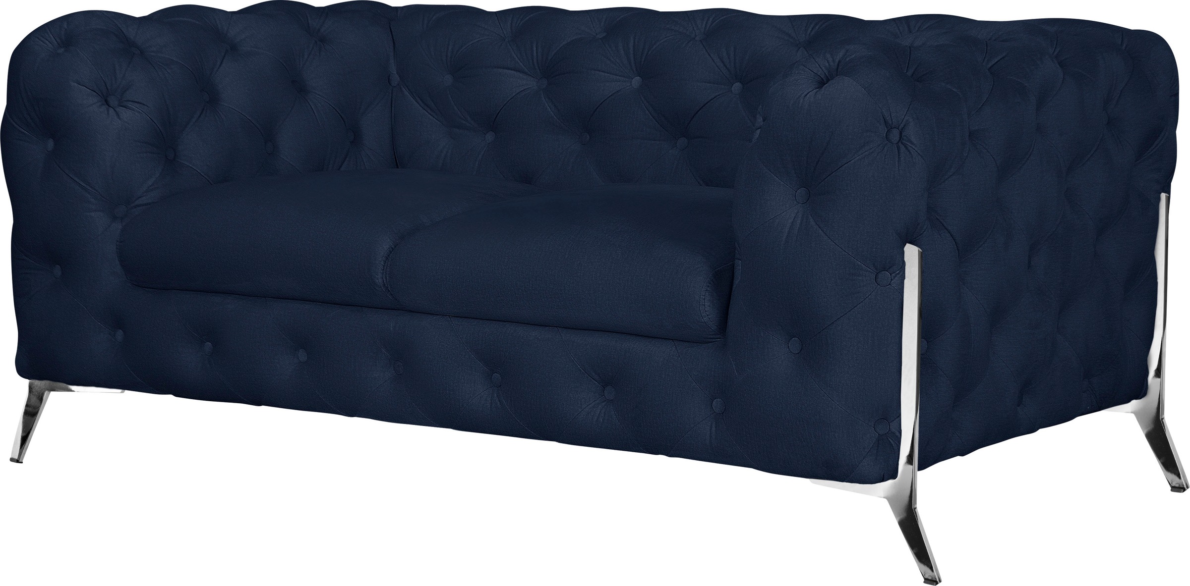 Leonique Chesterfield-Sofa »Amaury«, aufwändige Knopfheftung, moderne Chesterfield Optik, Fußfarbe wählbar