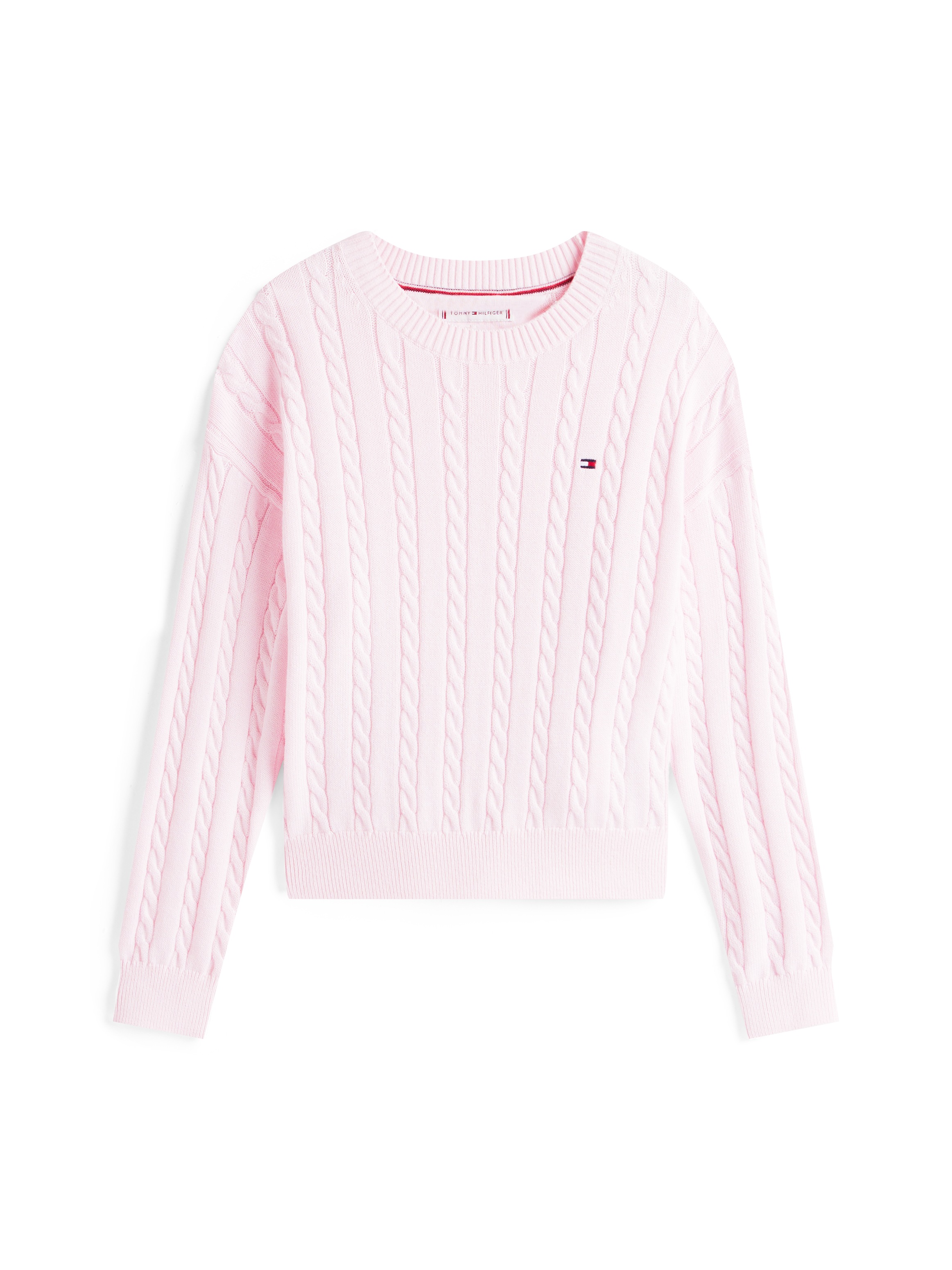 Tommy Hilfiger Strickpullover »CABLE SWEATER« für Kinder bis 16 Jahre, mit Zopfmuster