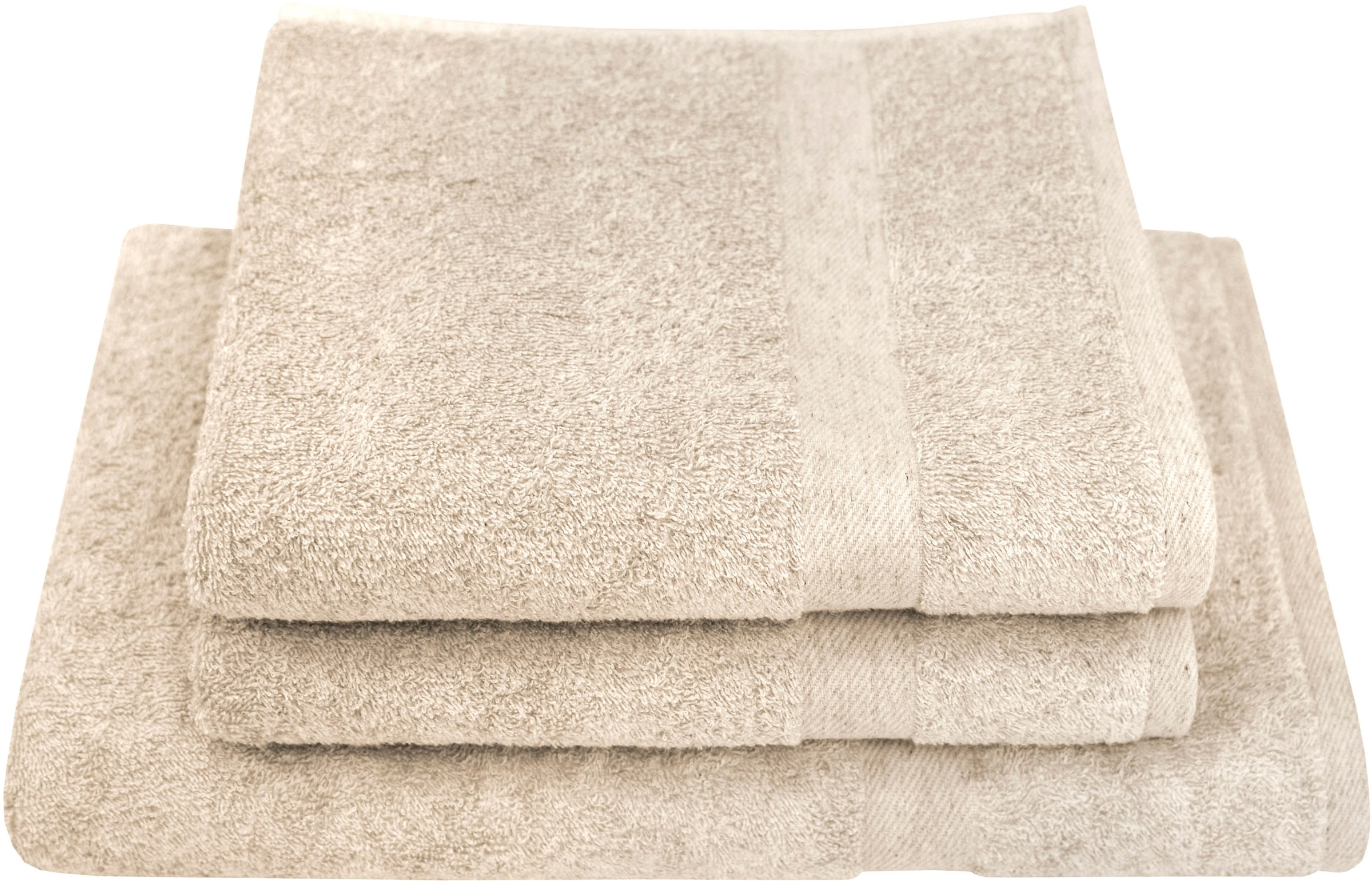 Dyckhoff Handtuch Set »Deep Harmony Comfort« Set 3 Stk. Frottier 15% Hanf;2 günstig online kaufen