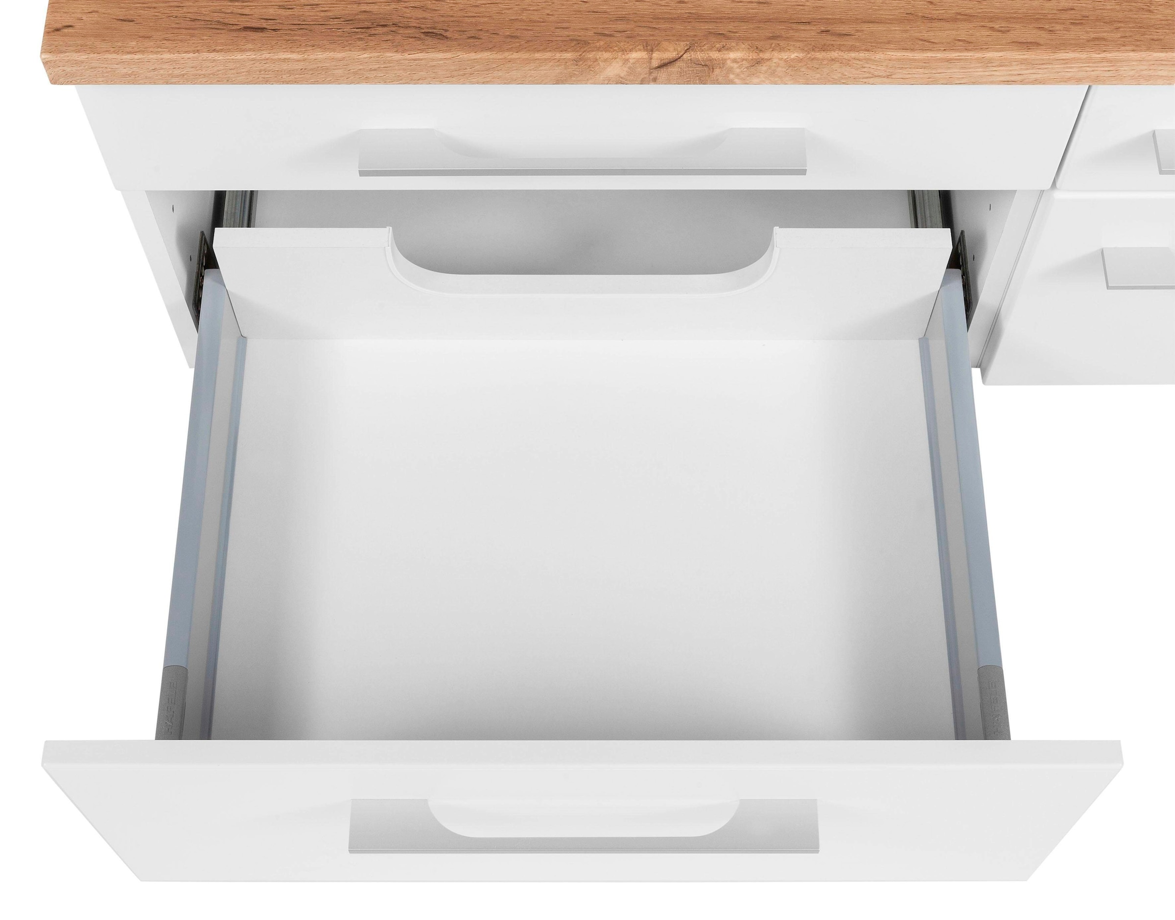 HELD MÖBEL Waschbeckenunterschrank »Davos«, Badmöbel, Waschtisch inkl.  Waschbecken, Breite 120 cm auf Rechnung bestellen