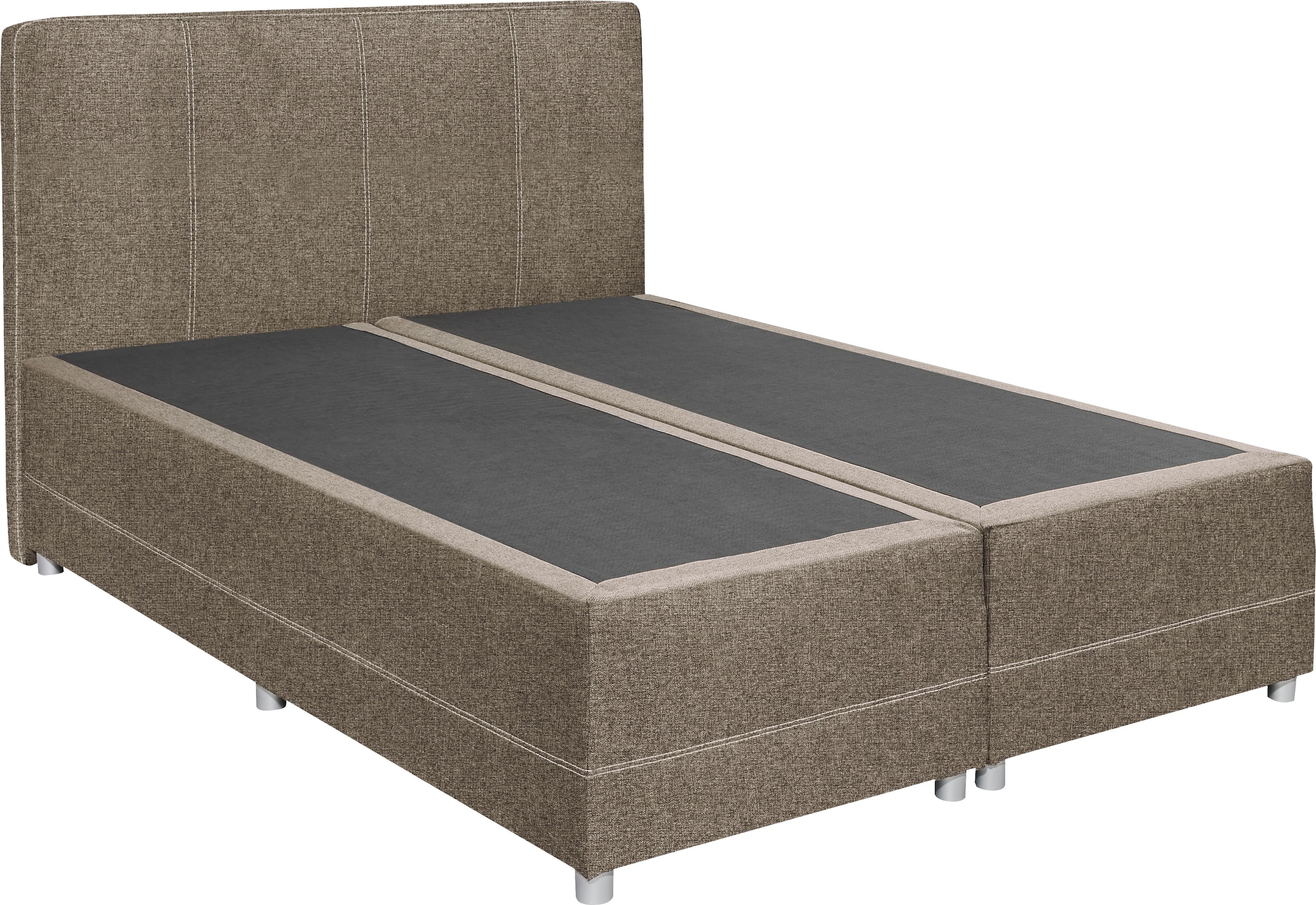 ED EXCITING DESIGN Boxspringbett »Luanda«, wahlweise mit Matratze und Toppe günstig online kaufen