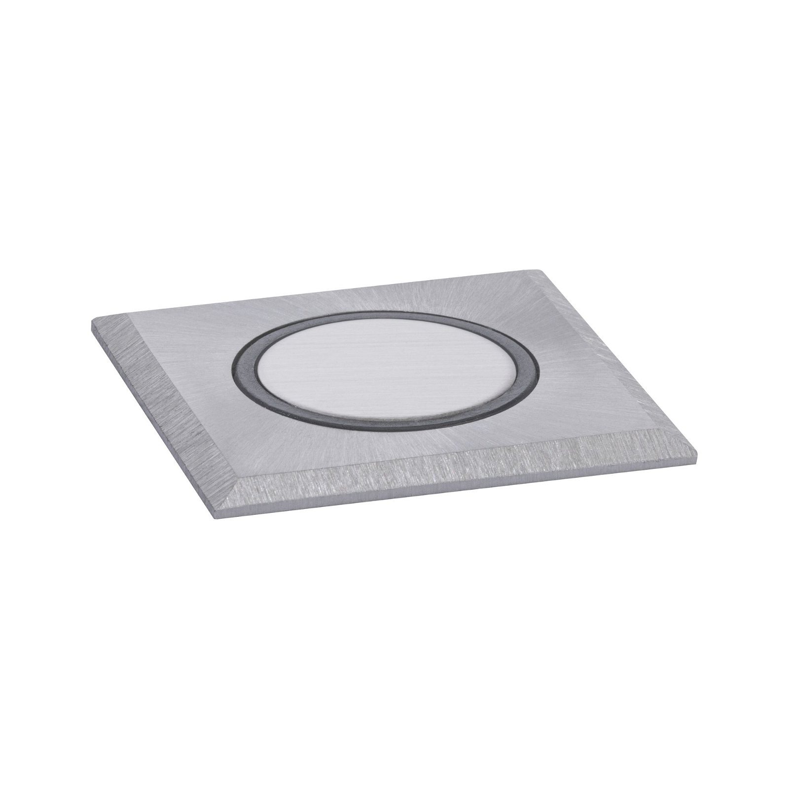 Paulmann LED Einbauleuchte »House eckig 50x50mm 3000K 2W 20lm 230V Edelstahl gebürstet, Kunststoff«, 1 flammig, Bodeneinbauleuchte Warmweiß IP67