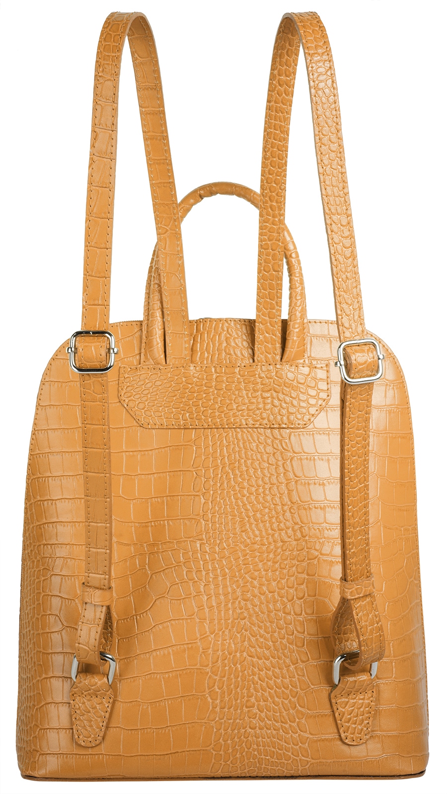Cluty Cityrucksack, echt Leder, Made in Italy