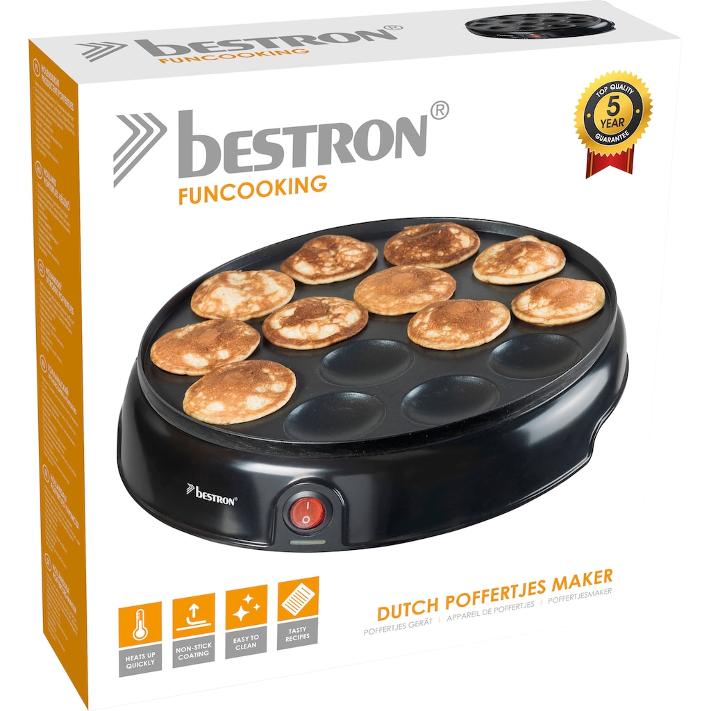 bestron Poffertjes-Maker »APFM700Z Sweet Dreams«, 800 W