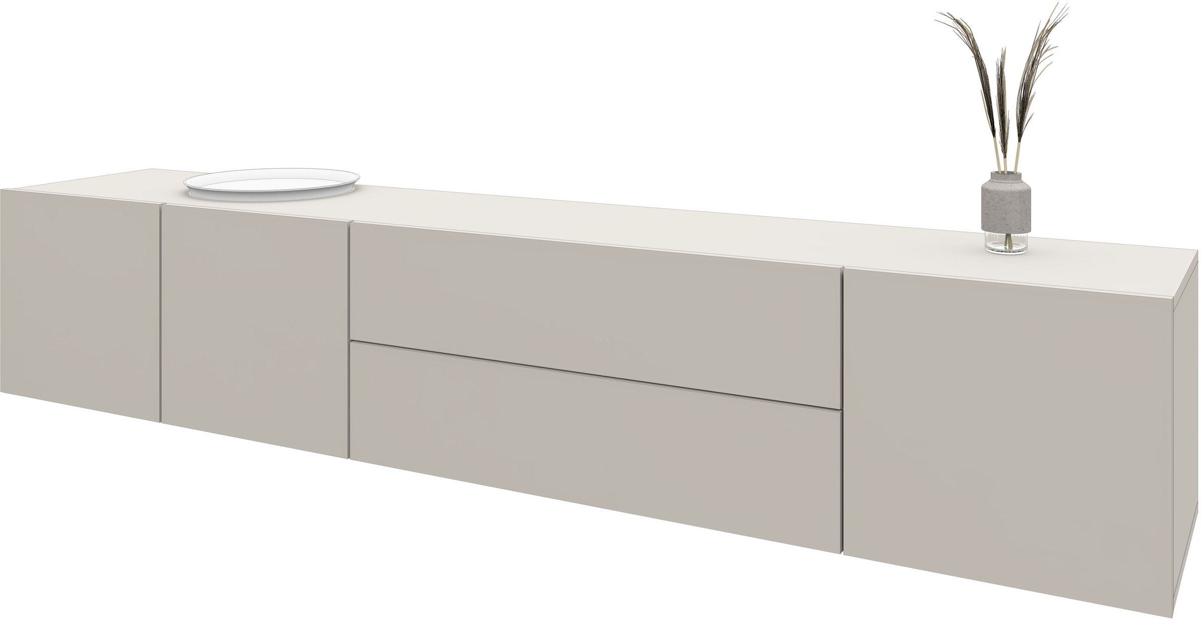 borchardt Möbel Lowboard »Sophia«, Breite 190 cm, stehend und hängend montierbar
