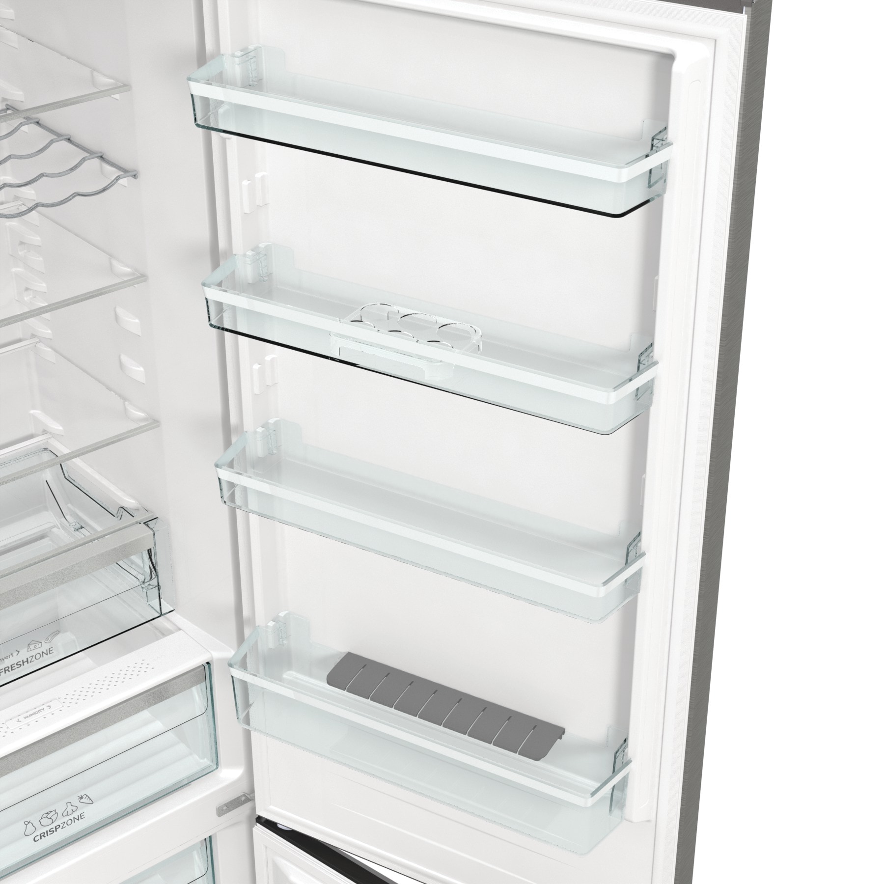 GORENJE Kühl-/Gefrierkombination »NRK620B61X4OT«, kein Abtauen Dank NoFrostPlus, CrispZone mit Feuchteregulierung
