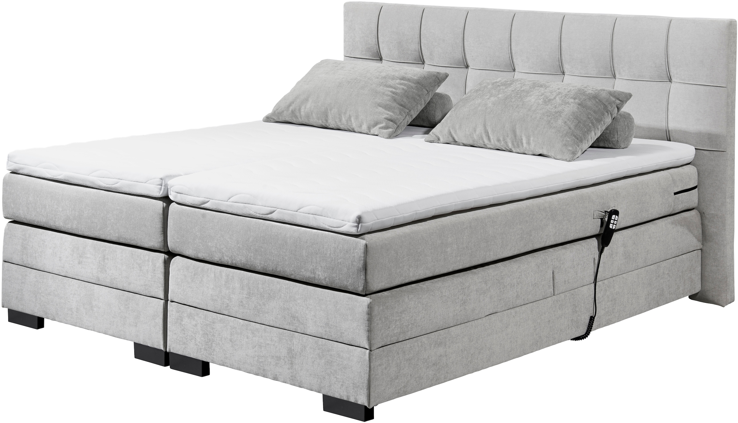 ED EXCITING DESIGN Boxspringbett »Talena«, inkl. Motor und Topper günstig online kaufen